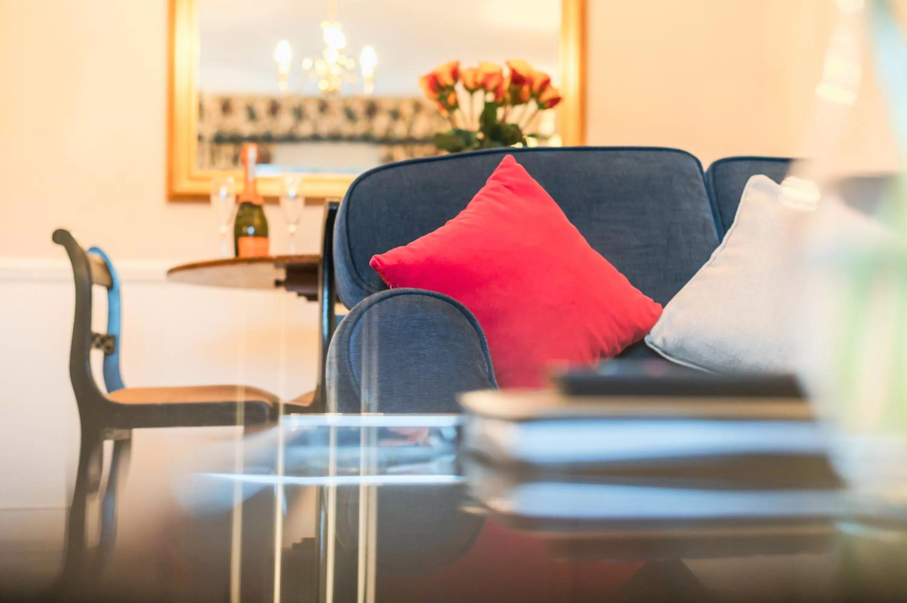 Seating area in No1 The Mansions By Mansley