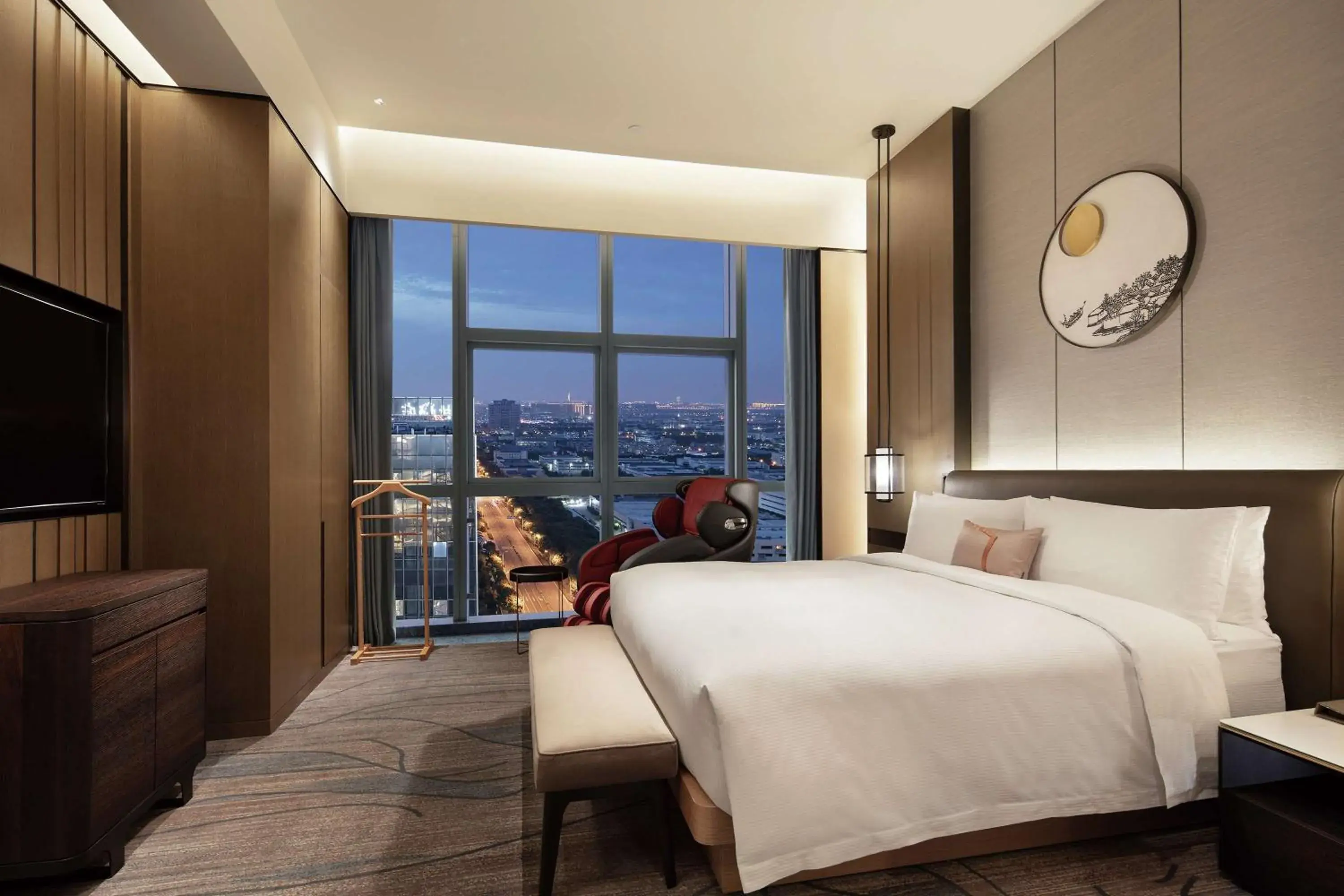 Bed in Doubletree By Hilton Suzhou Wujiang