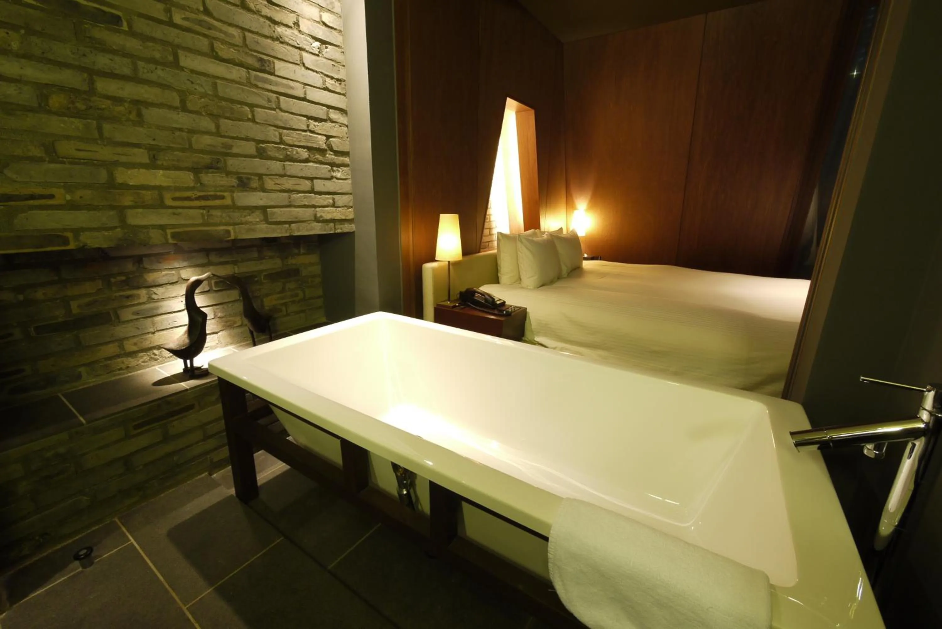 Bathroom, Bed in Shibuya Granbell Hotel