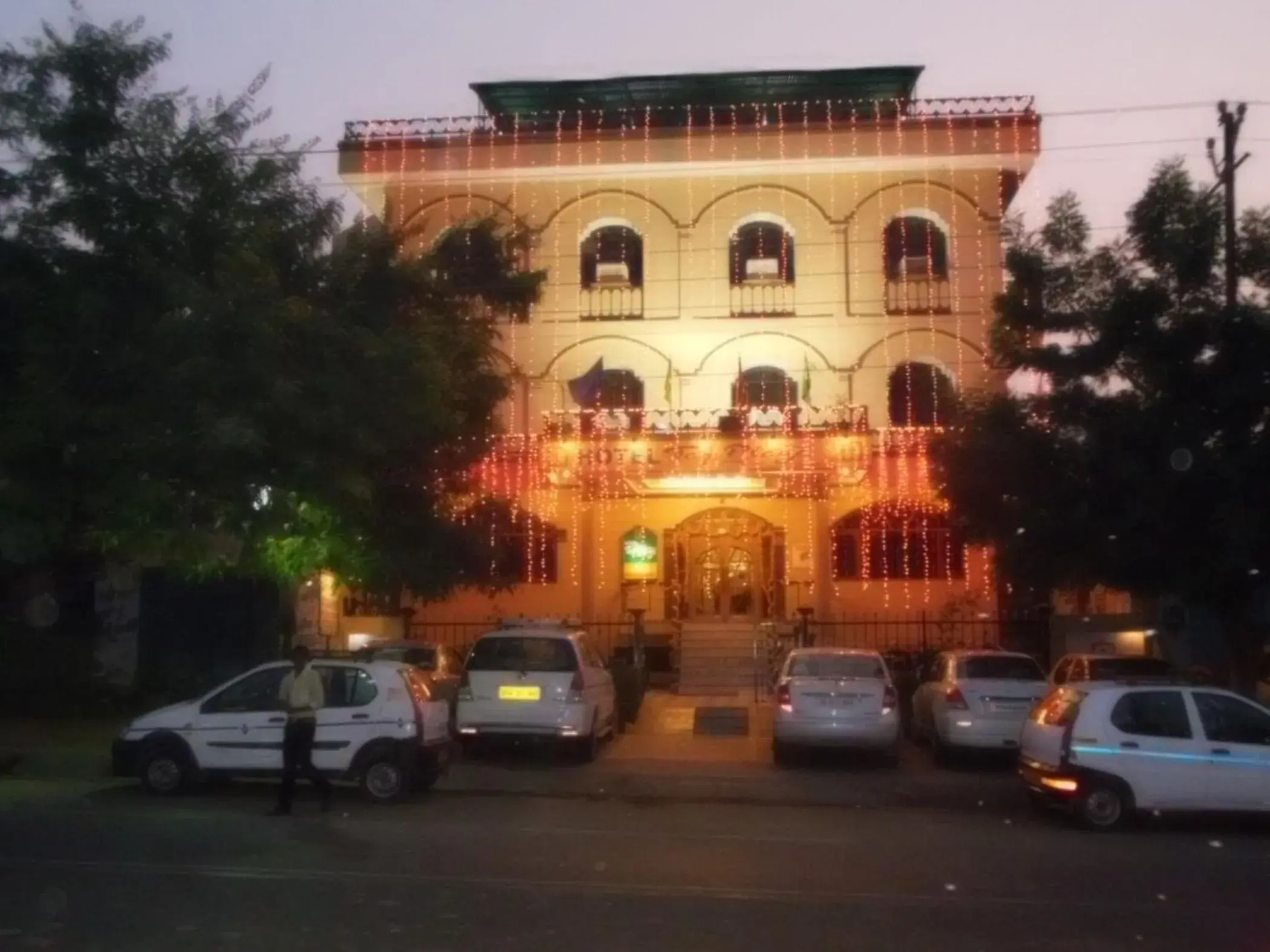 Facade/entrance, Property Building in Hotel Taj Plaza, VIP Road, Agra