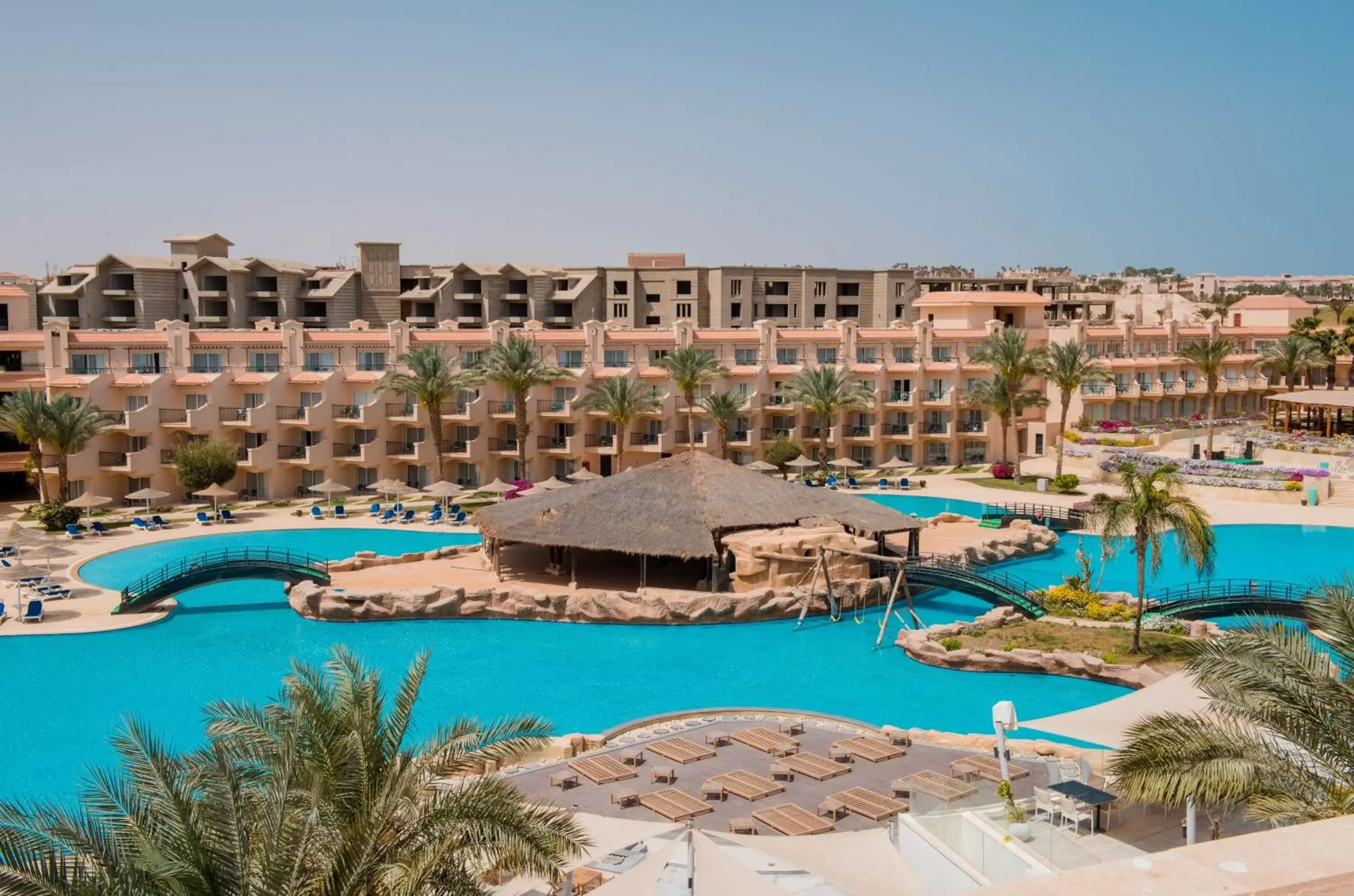 Pool View in Pyramisa Beach Resort Sahl Hasheesh