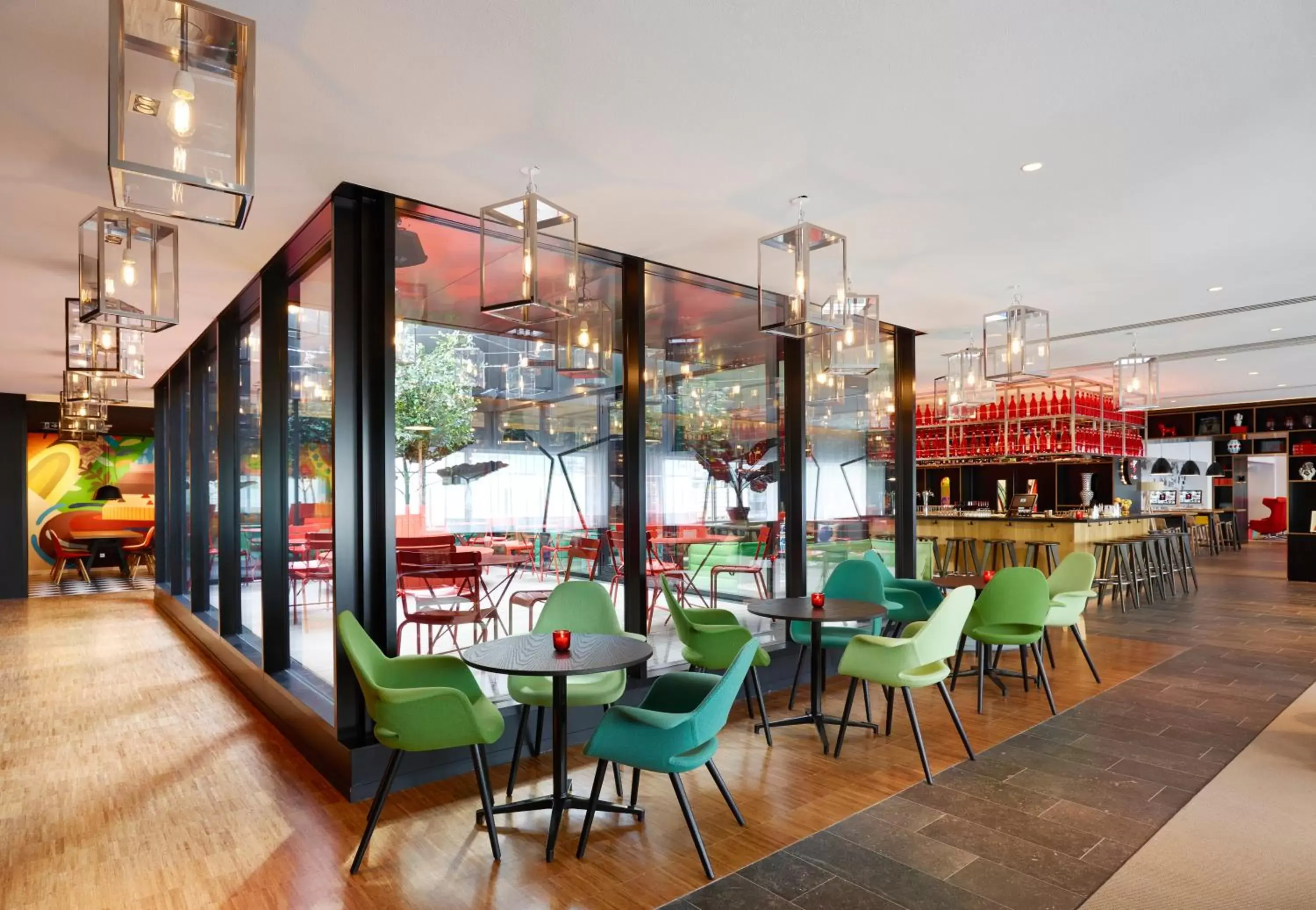 Living room in citizenM Paris Gare de Lyon Living room in citizenM Paris Gare de Lyon