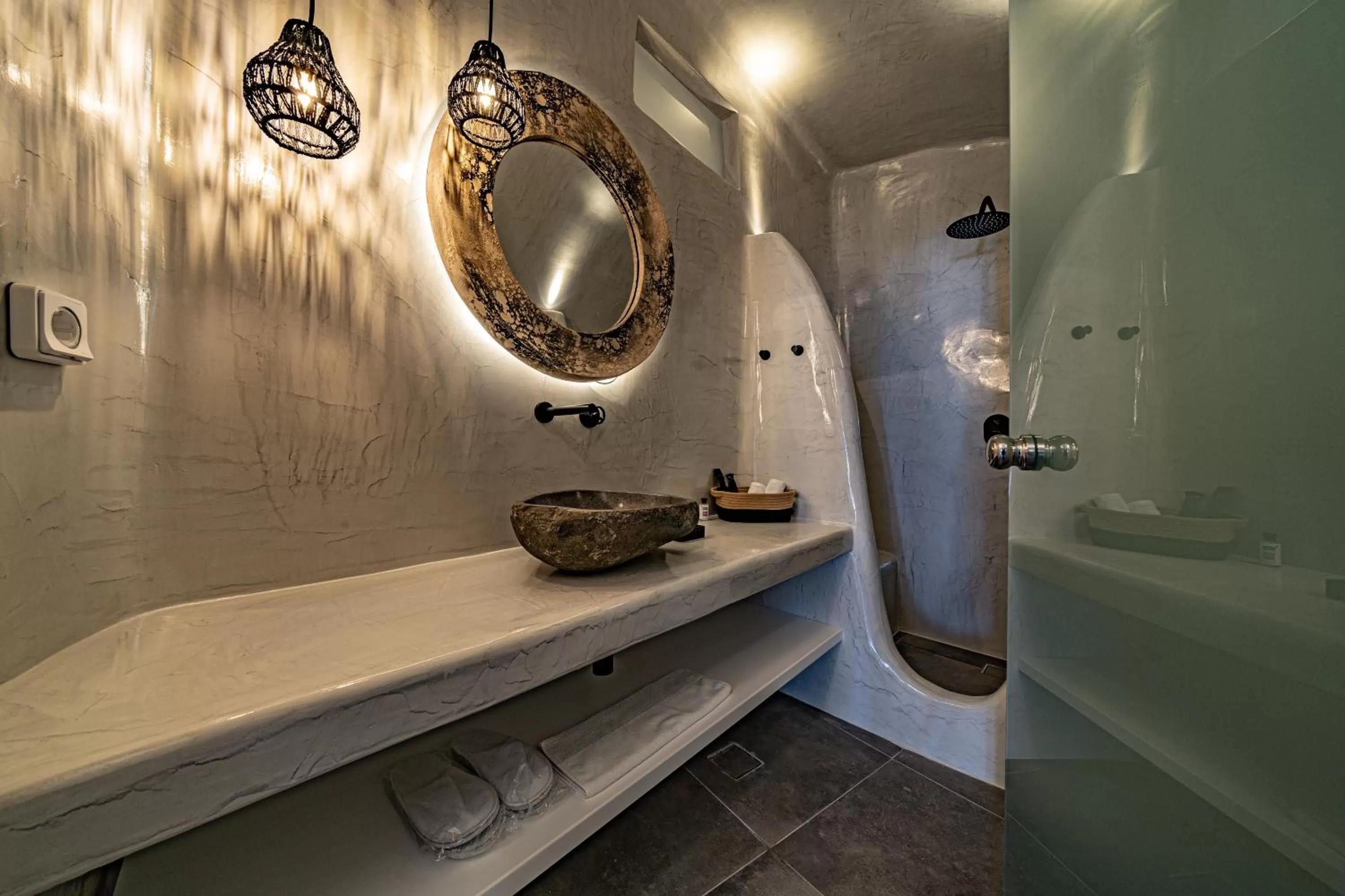 Bathroom in Eternity Suites Santorini