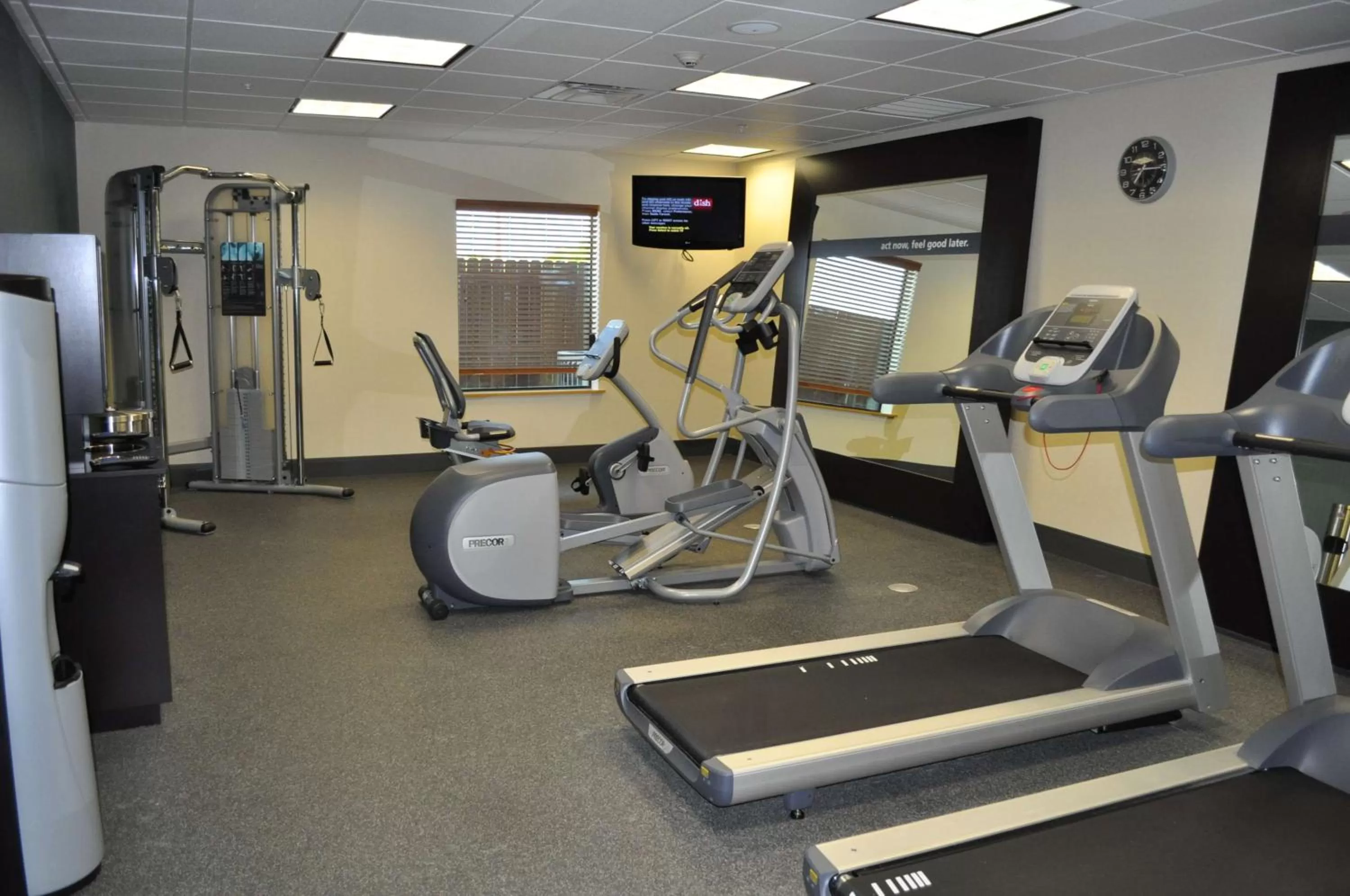 Fitness centre/facilities in Hampton Inn Pleasanton