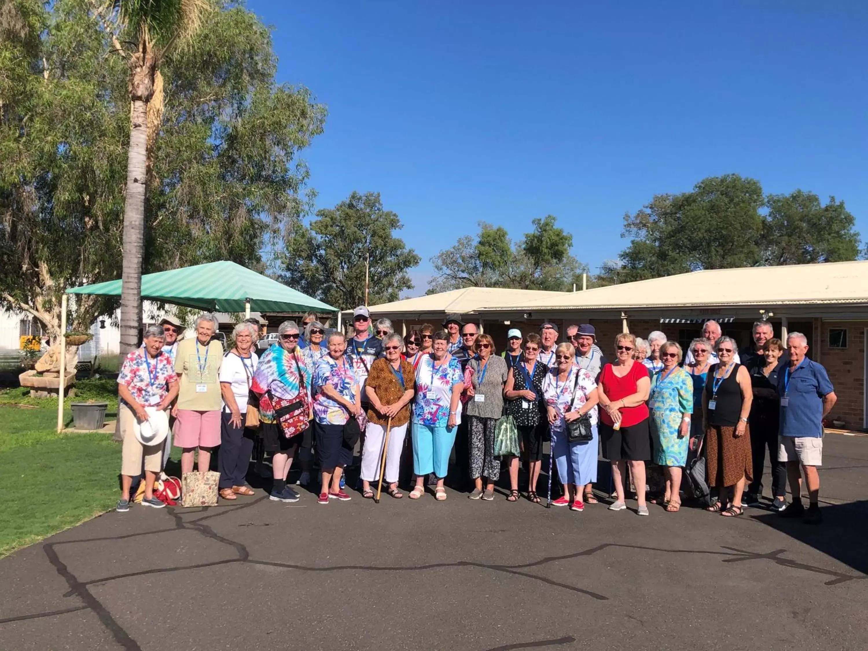 group of guests in Charleville Waltzing Matilda Motor Inn