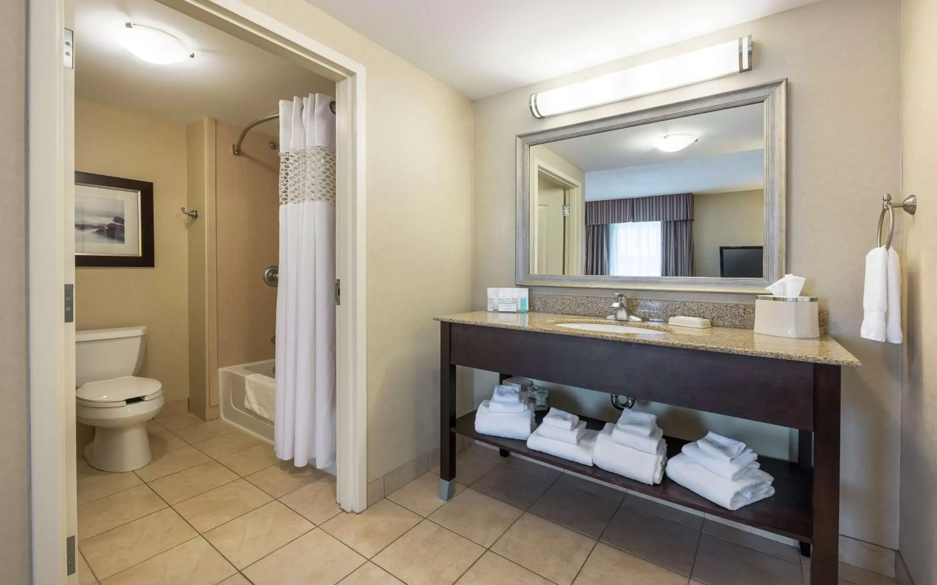 Bathroom in Hampton Inn & Suites by Hilton Moncton