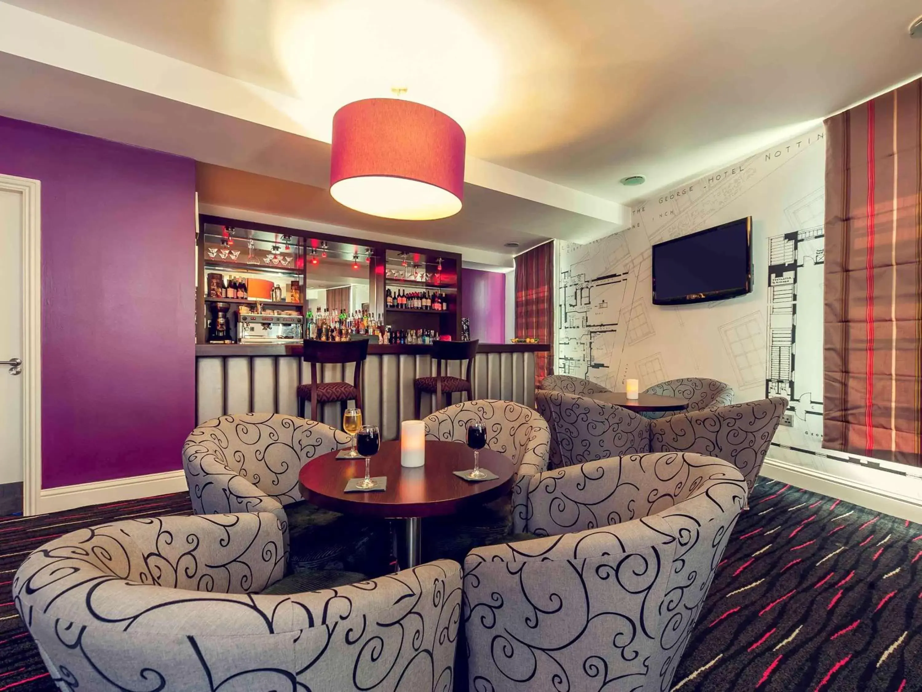 Restaurant/places to eat, Lounge/Bar in Mercure Nottingham City Centre Hotel