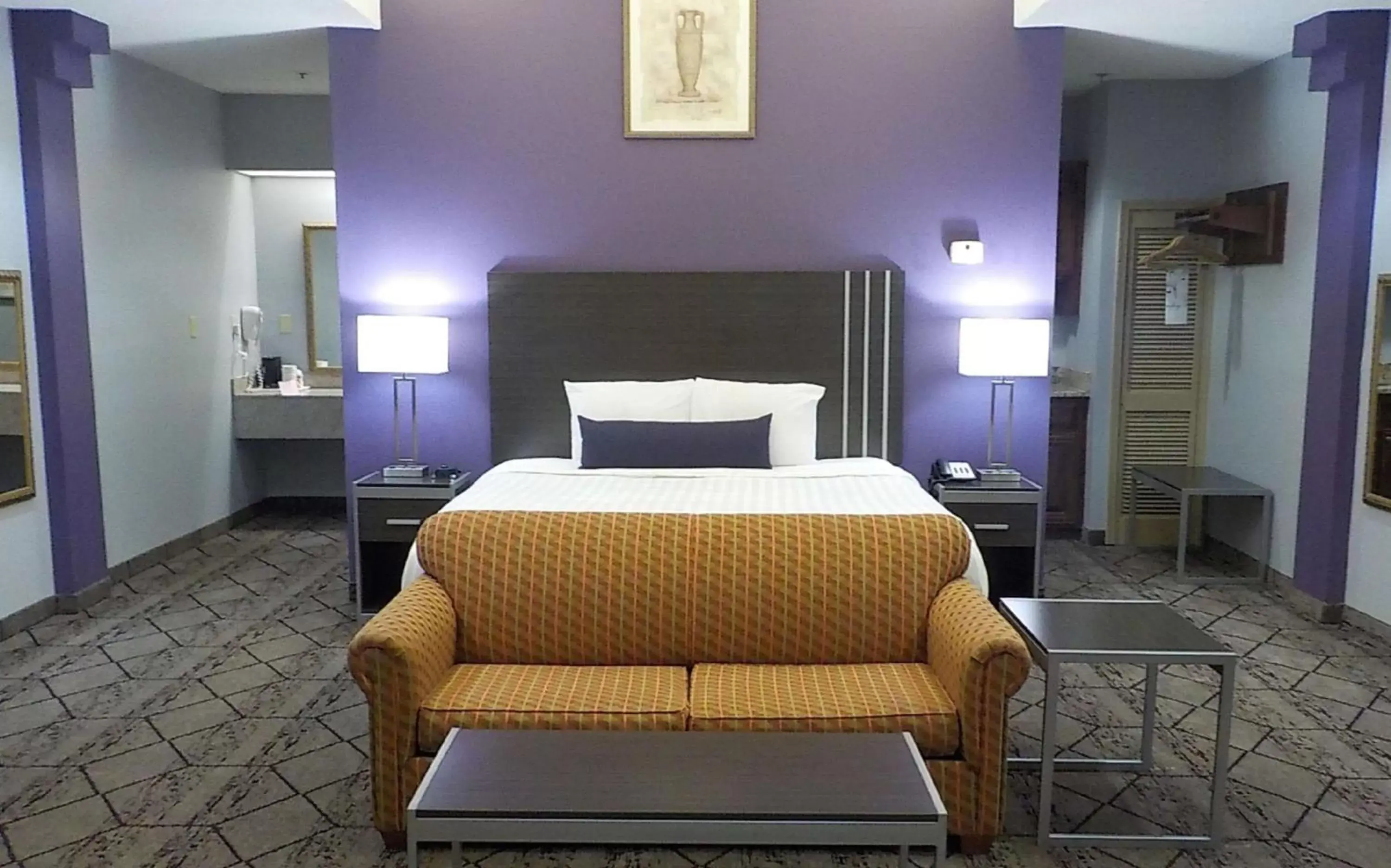 Bathroom, Bed in SureStay Plus Hotel by Best Western Warner Robins AFB
