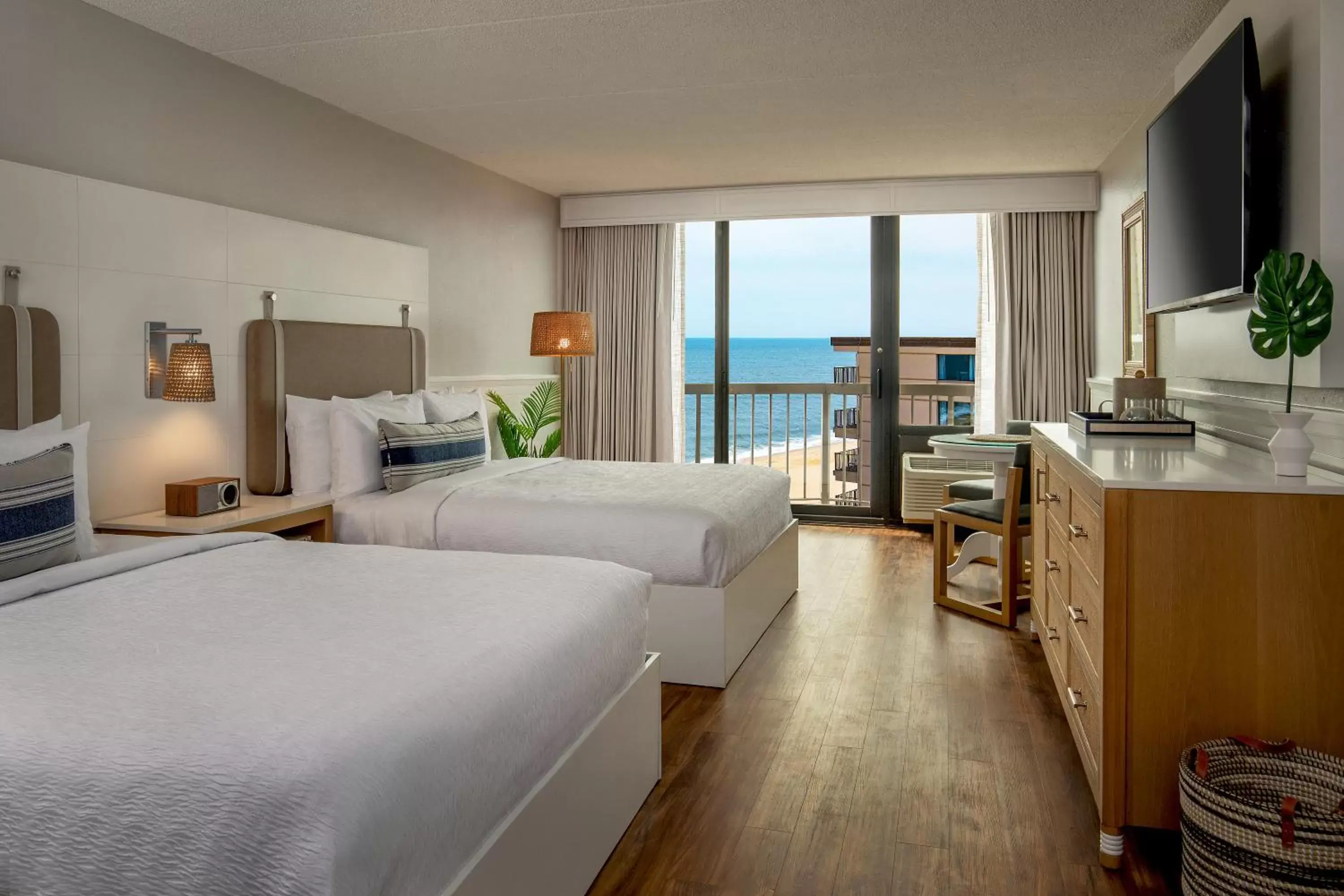 Bed in Ashore Resort & Beach Club