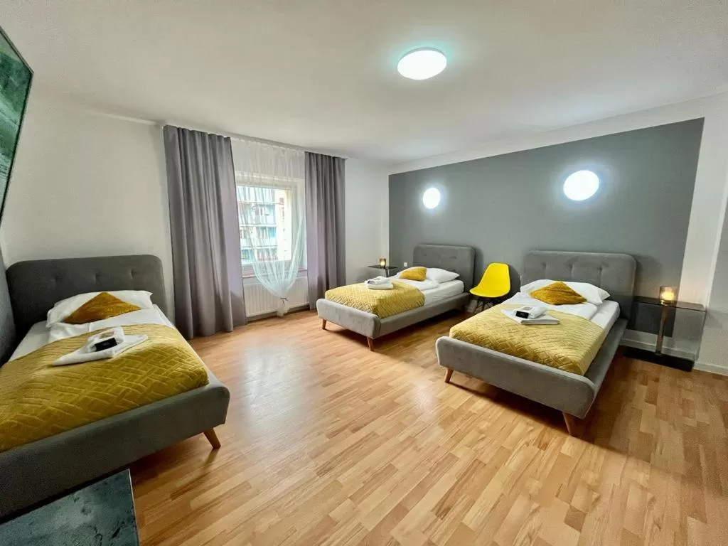 Photo of the whole room, Bed in Great Polonia Strzegom City Center