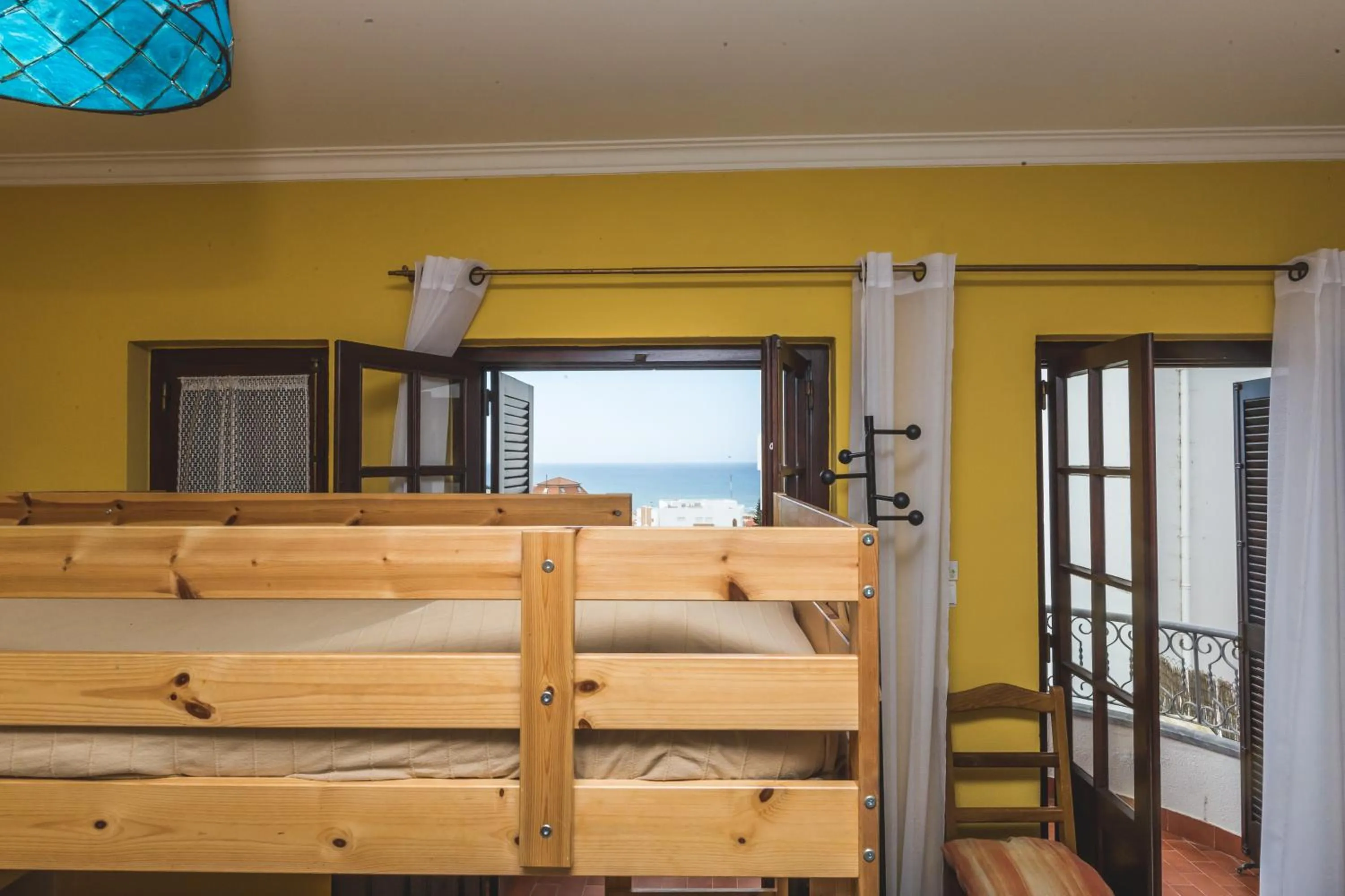 Sea view, Bed in Ericeira Chill Hill Hostel & Private Rooms - Peach Garden