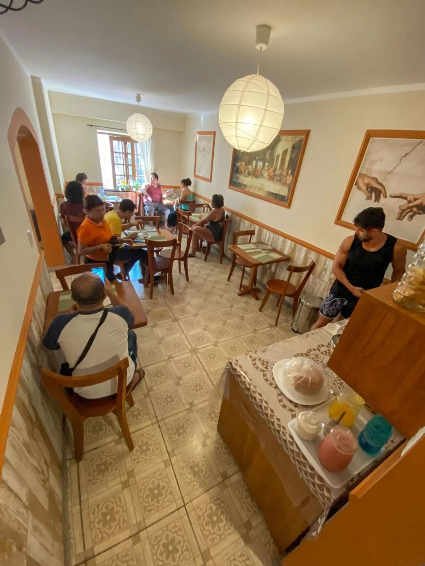 Dining area in Refúgio Pousada Fortaleza