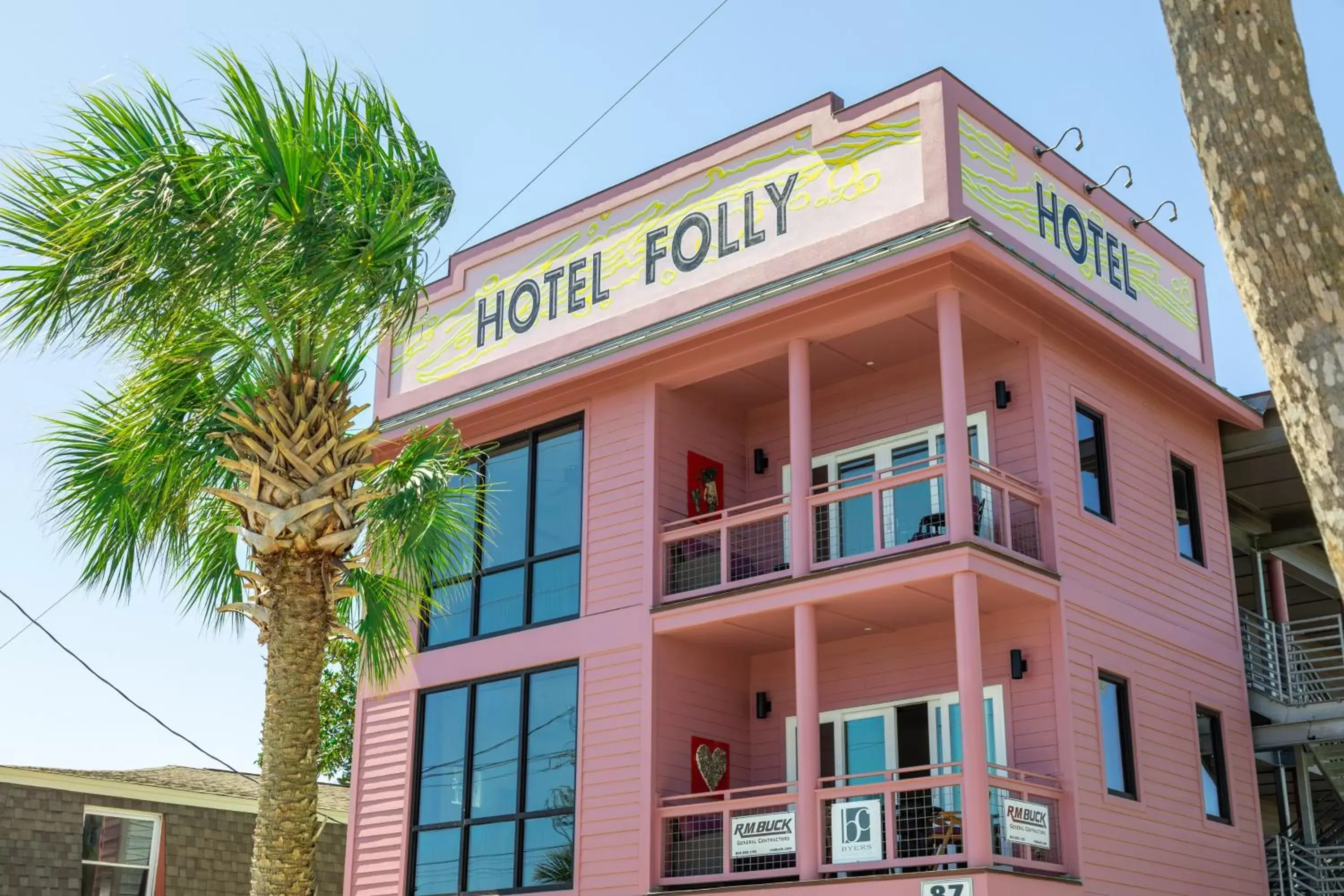 Property Building in NEW Completely Renovated Hotel Folly with Sunset Views