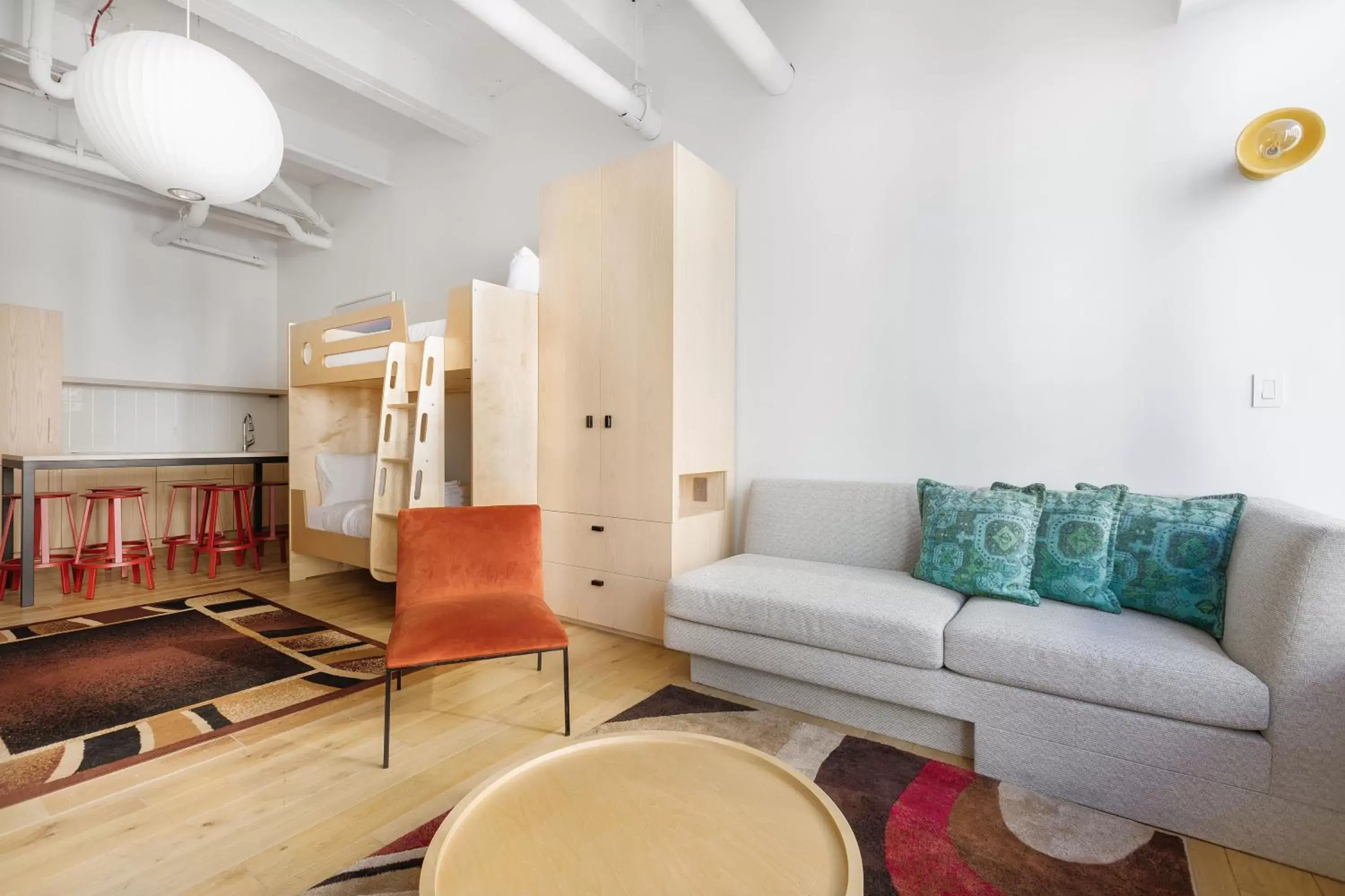 Seating Area in Placemakr Wall Street
