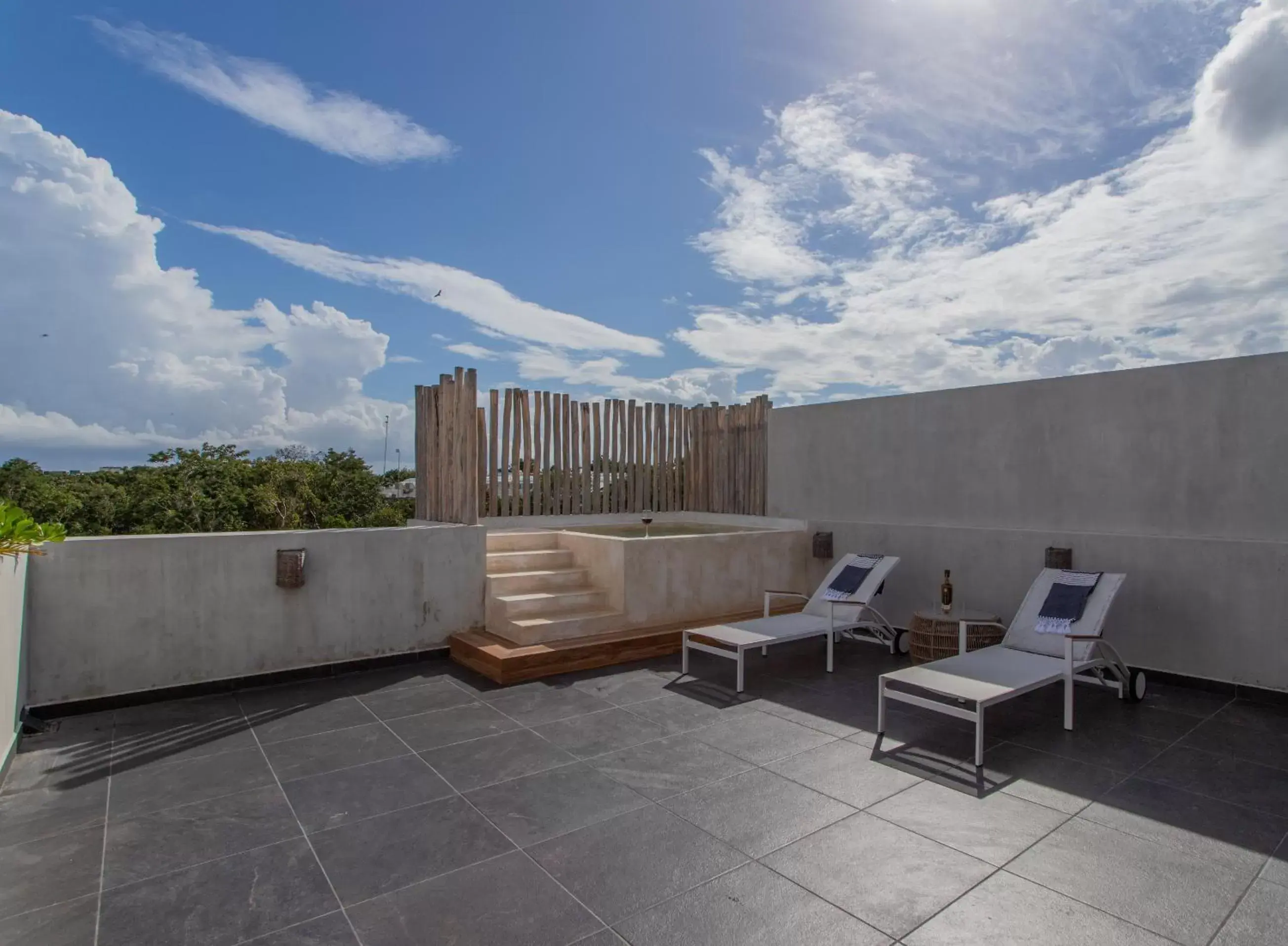 Balcony/Terrace in Luxury Condos Macondo Tulum