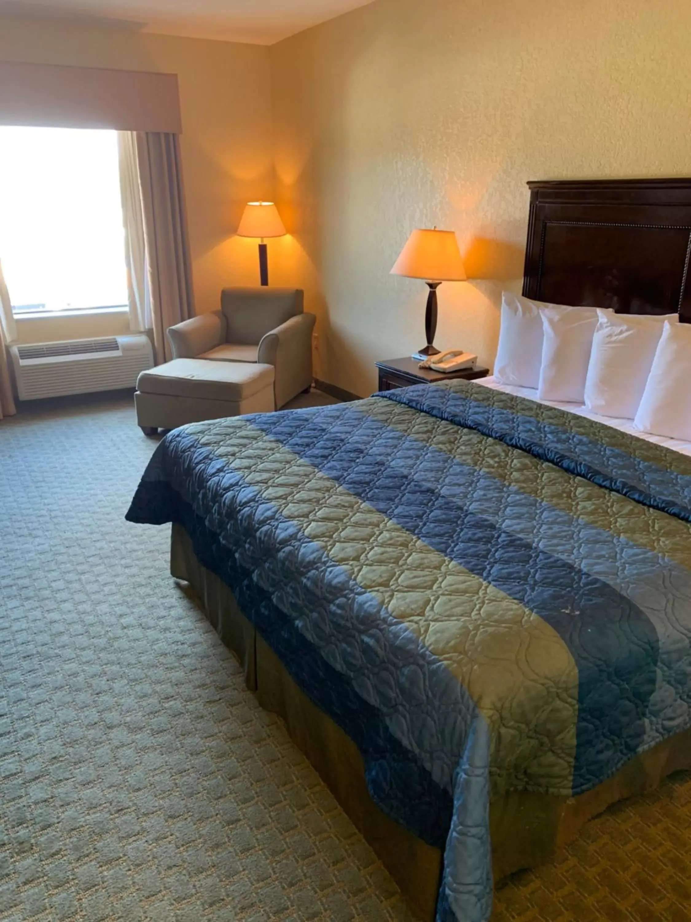 Bed in Ambassador Inn & Suites