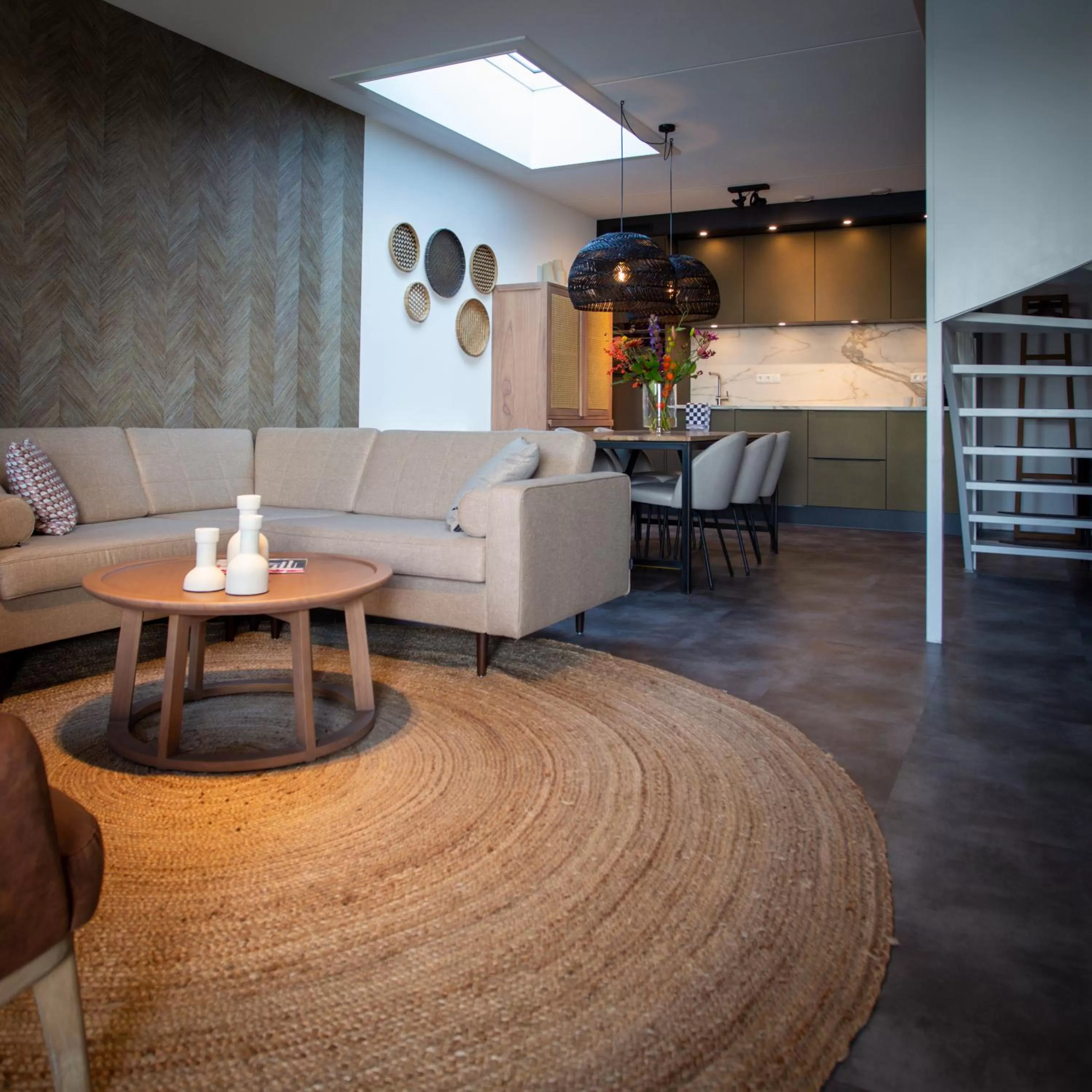 Living room in Parc Maasresidence Thorn Apartments