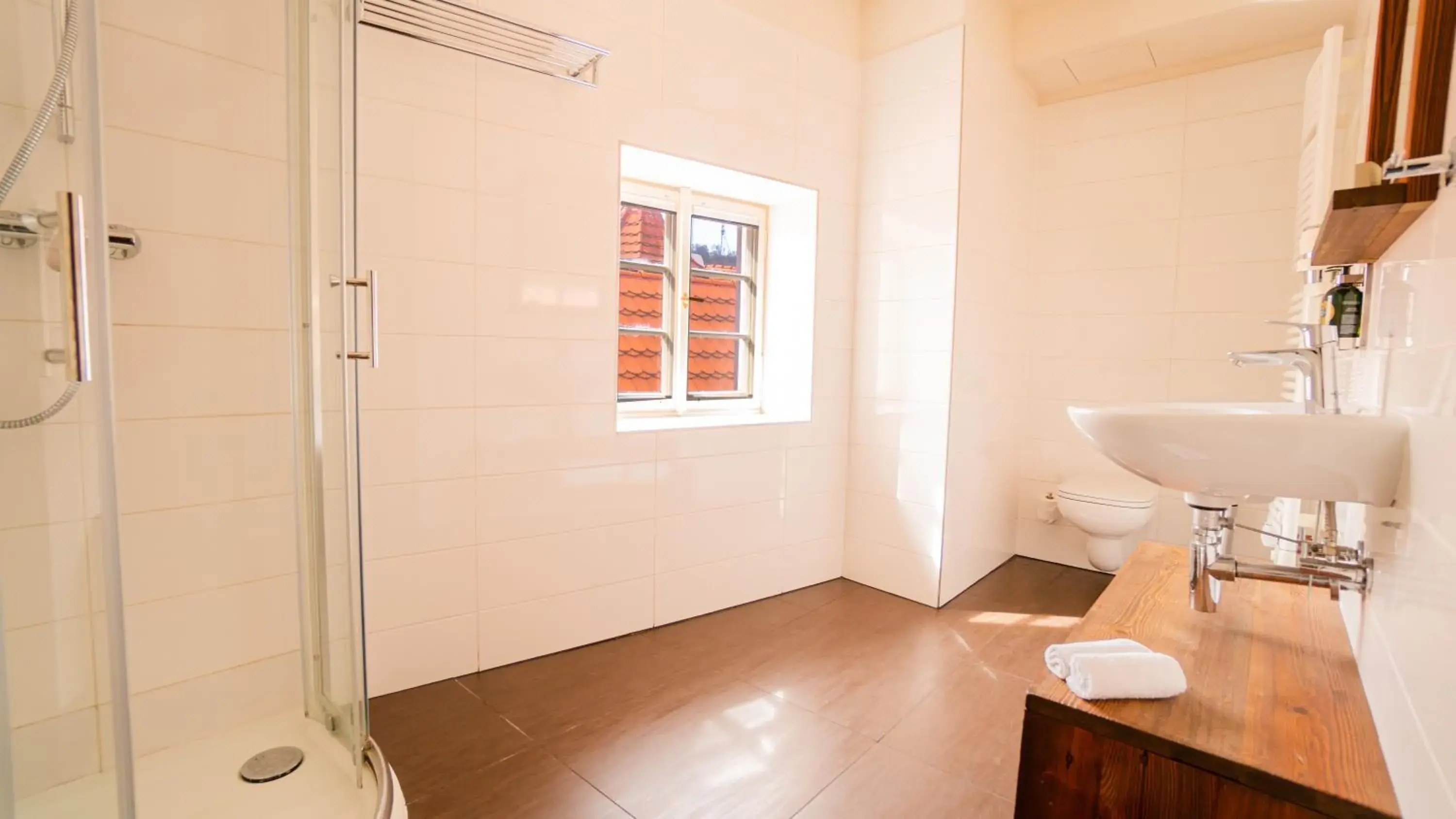 Shower, Bathroom in Hotel Golden Key Prague Castle