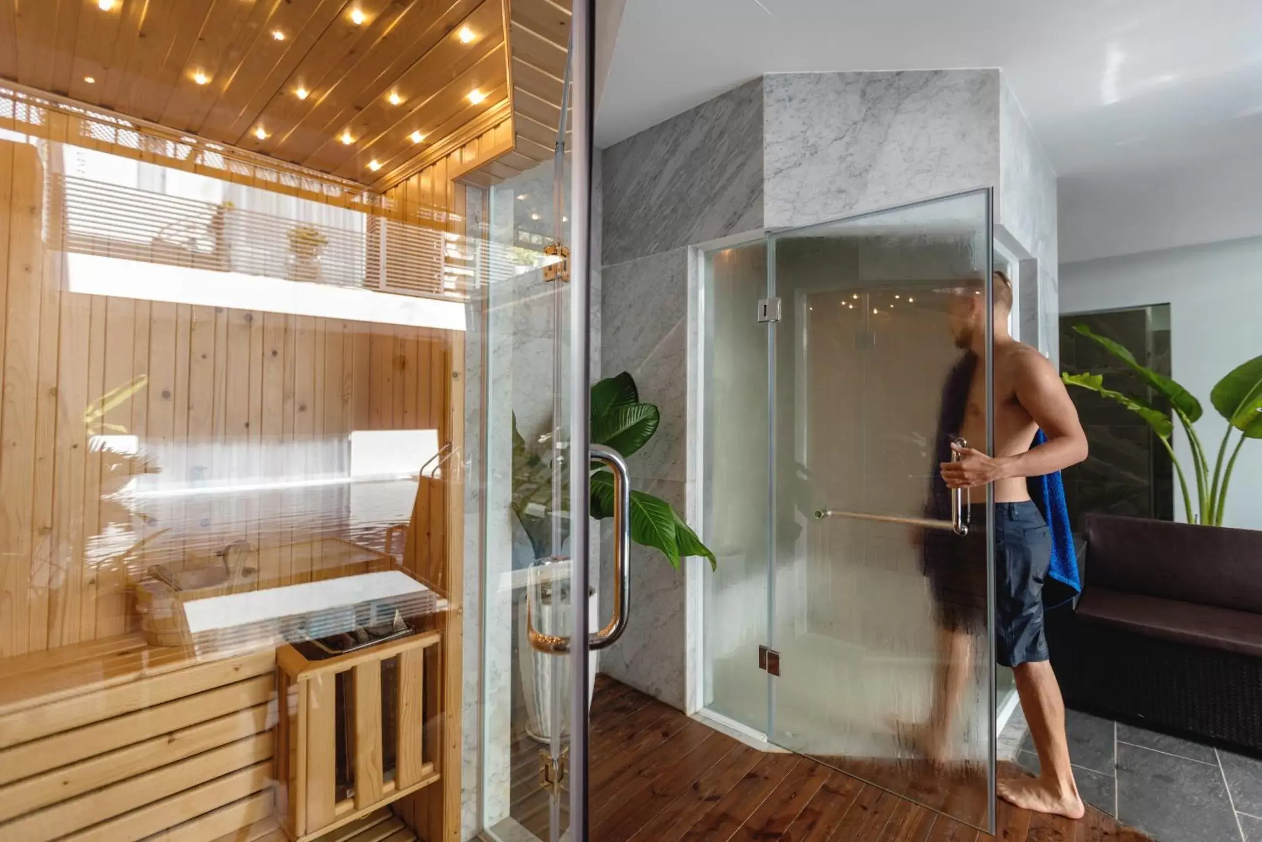 Steam room, Bathroom in The Wind Mountainside Hotel