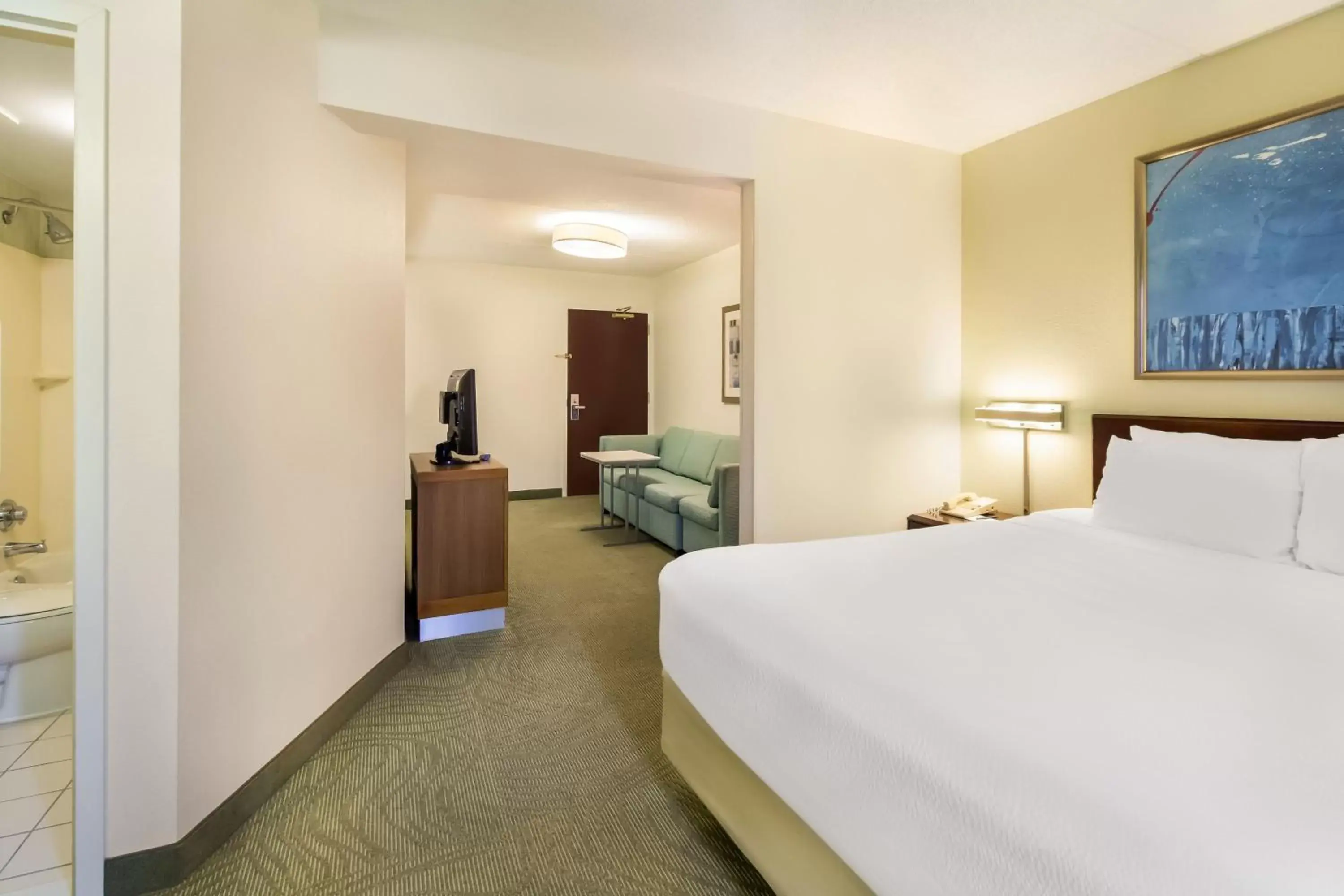 Photo of the whole room, Bed in SpringHill Suites by Marriott Pittsburgh Washington