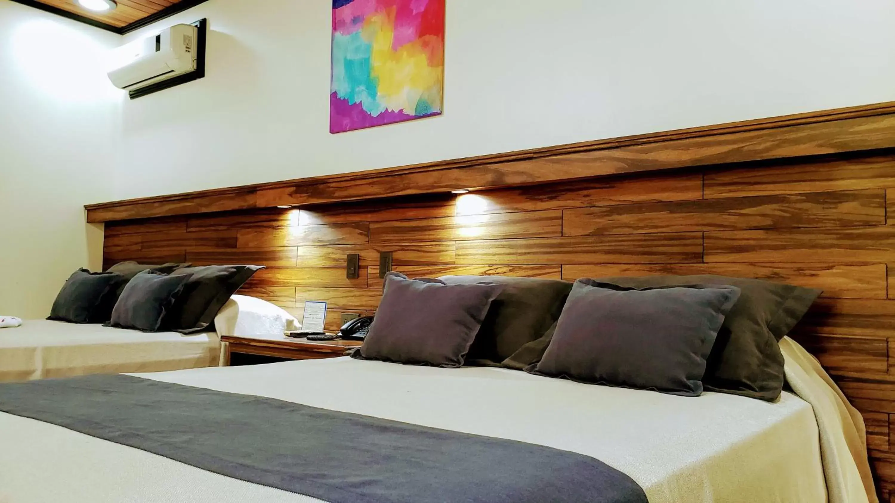 Bed in Volcano Lodge, Hotel & Thermal Experience