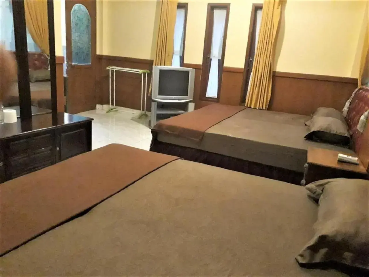 Bedroom, Bed in Orange Home Syariah