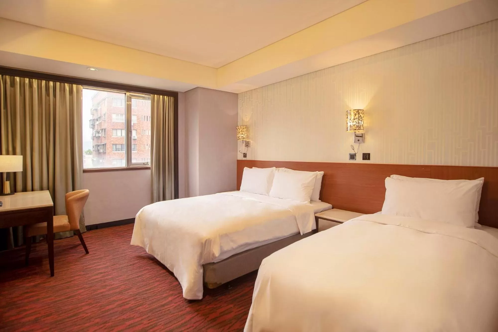 Bed in Hej Taipei Arena Hotel