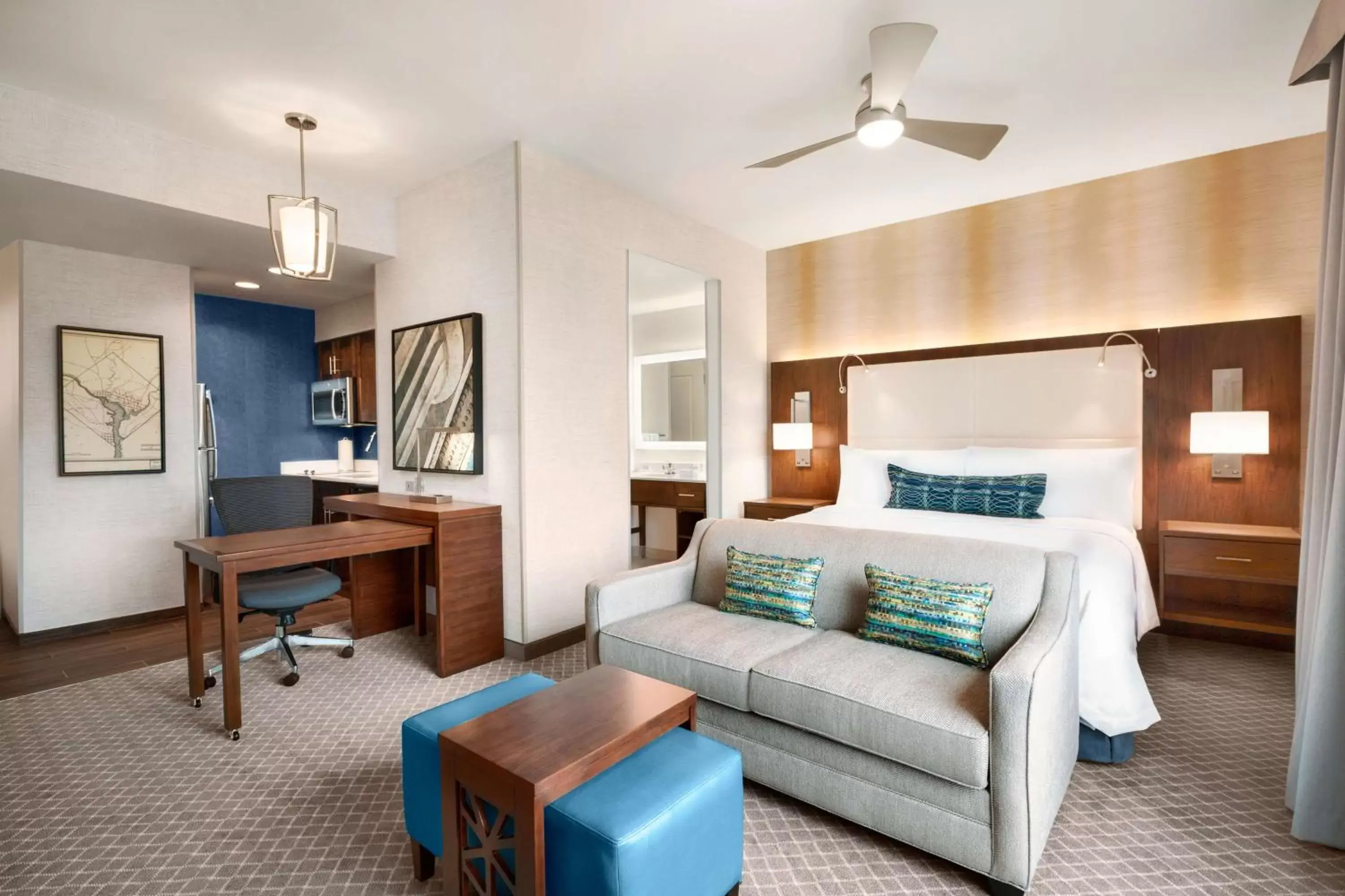 Bedroom in Homewood Suites By Hilton Arlington Rosslyn Key Bridge