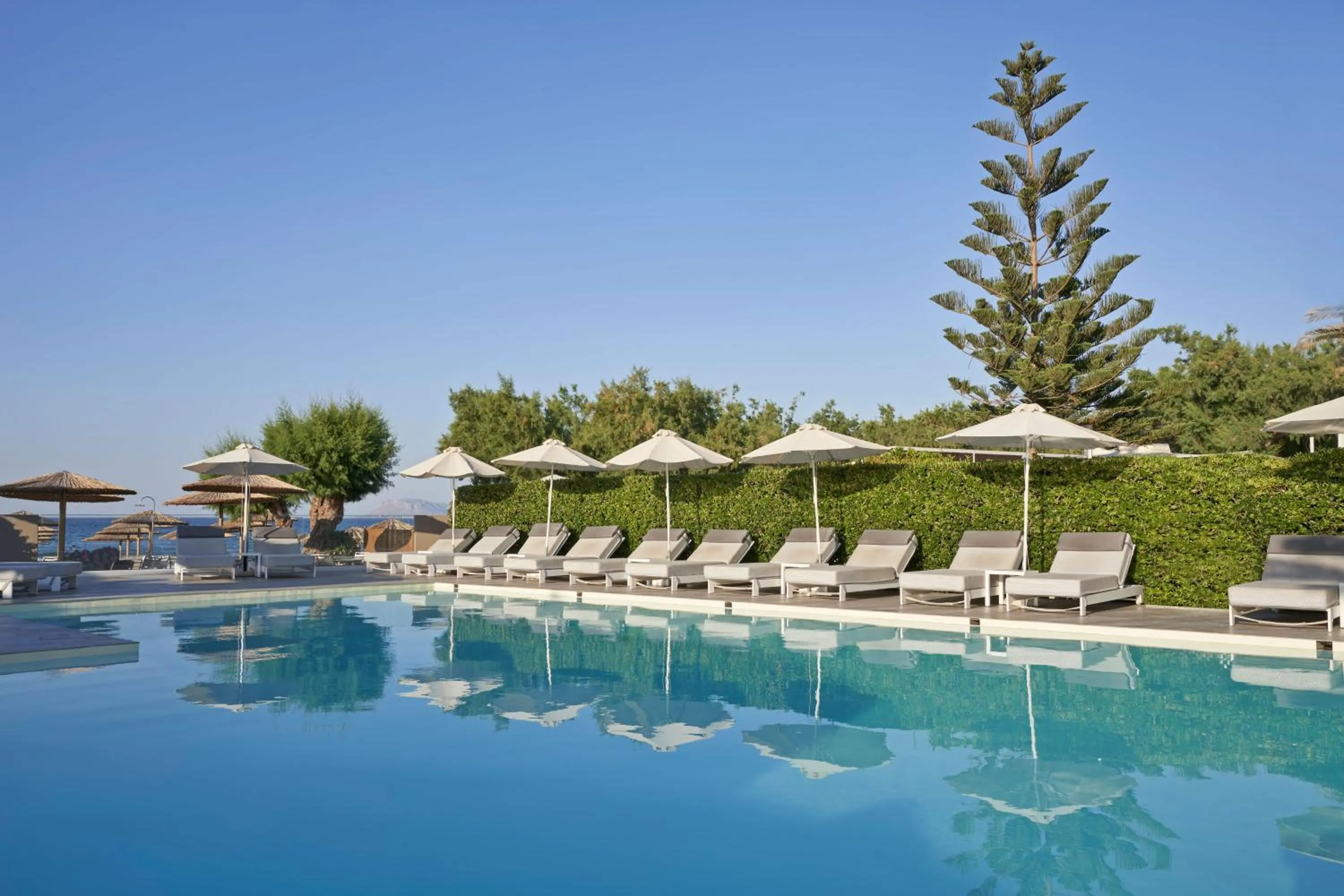 Swimming pool in Atlantica Amalthia Beach Hotel - Adults Only