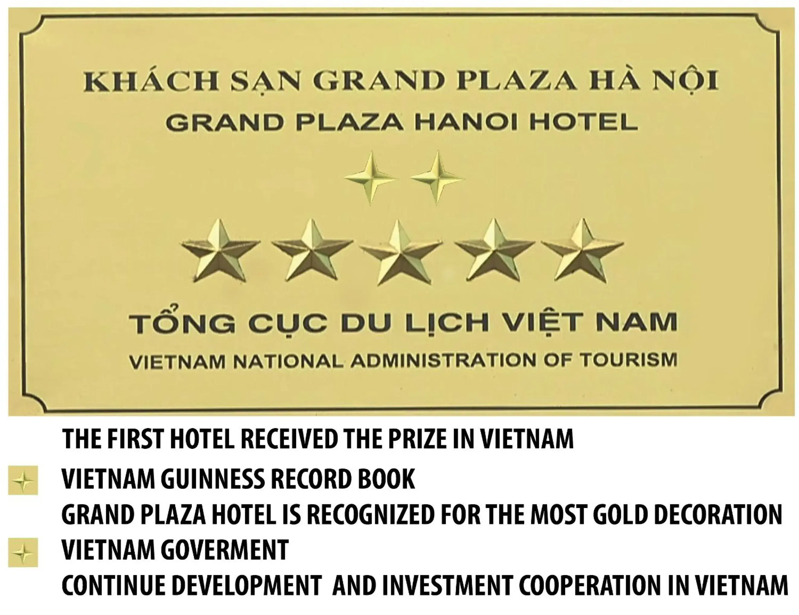 Decorative detail in Grand Plaza Hanoi Hotel