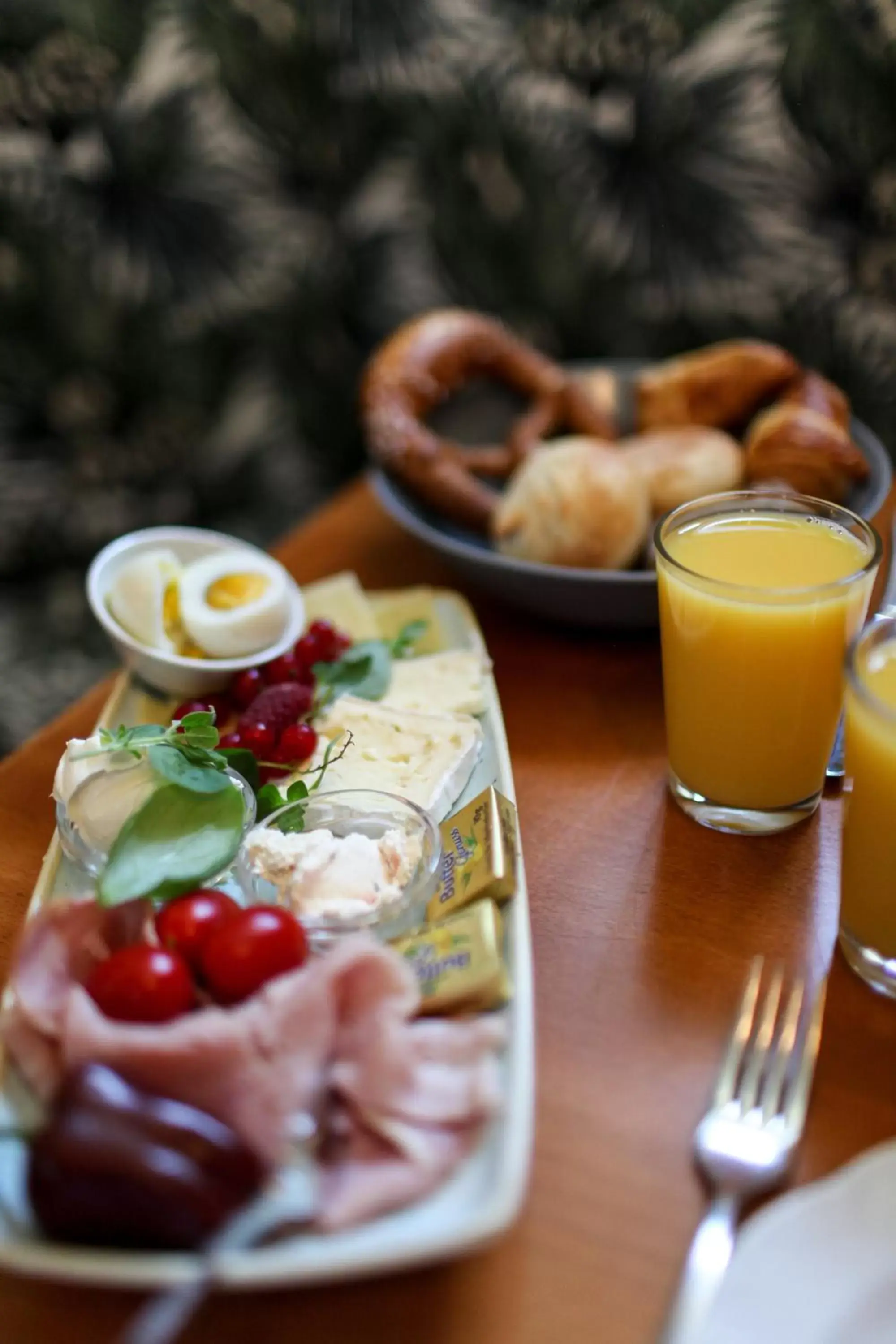 Food close-up in Boutique Hotel Krone München