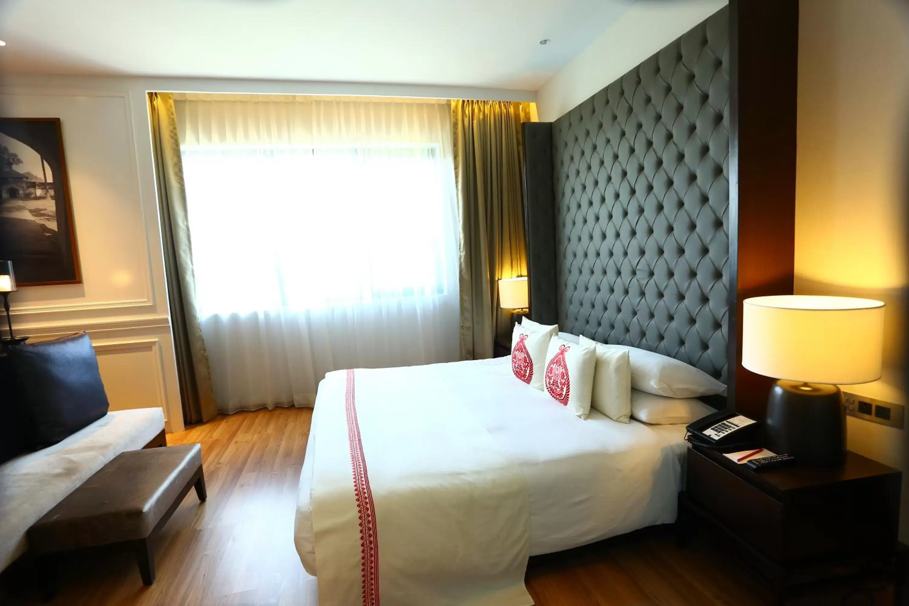 Bed in Vivanta Guwahati