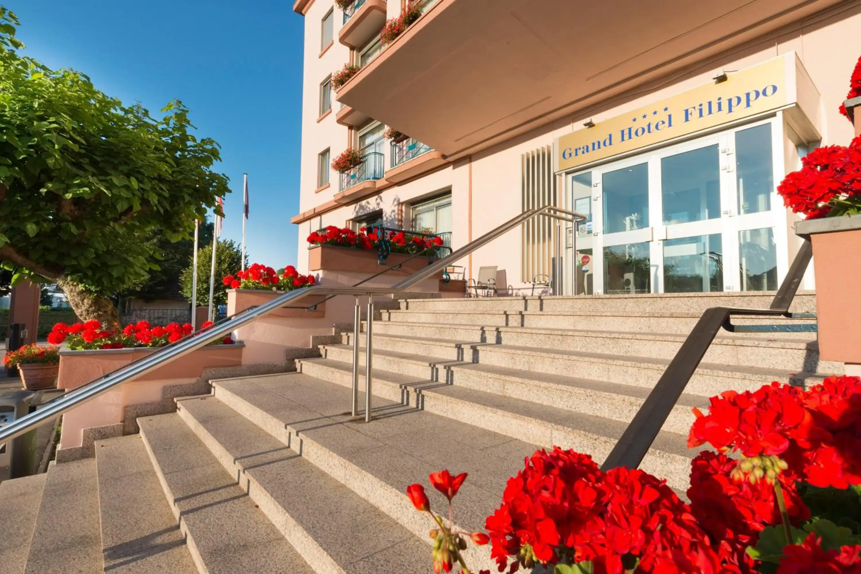 Facade/entrance, Patio/Outdoor Area in Grand Hotel Filippo