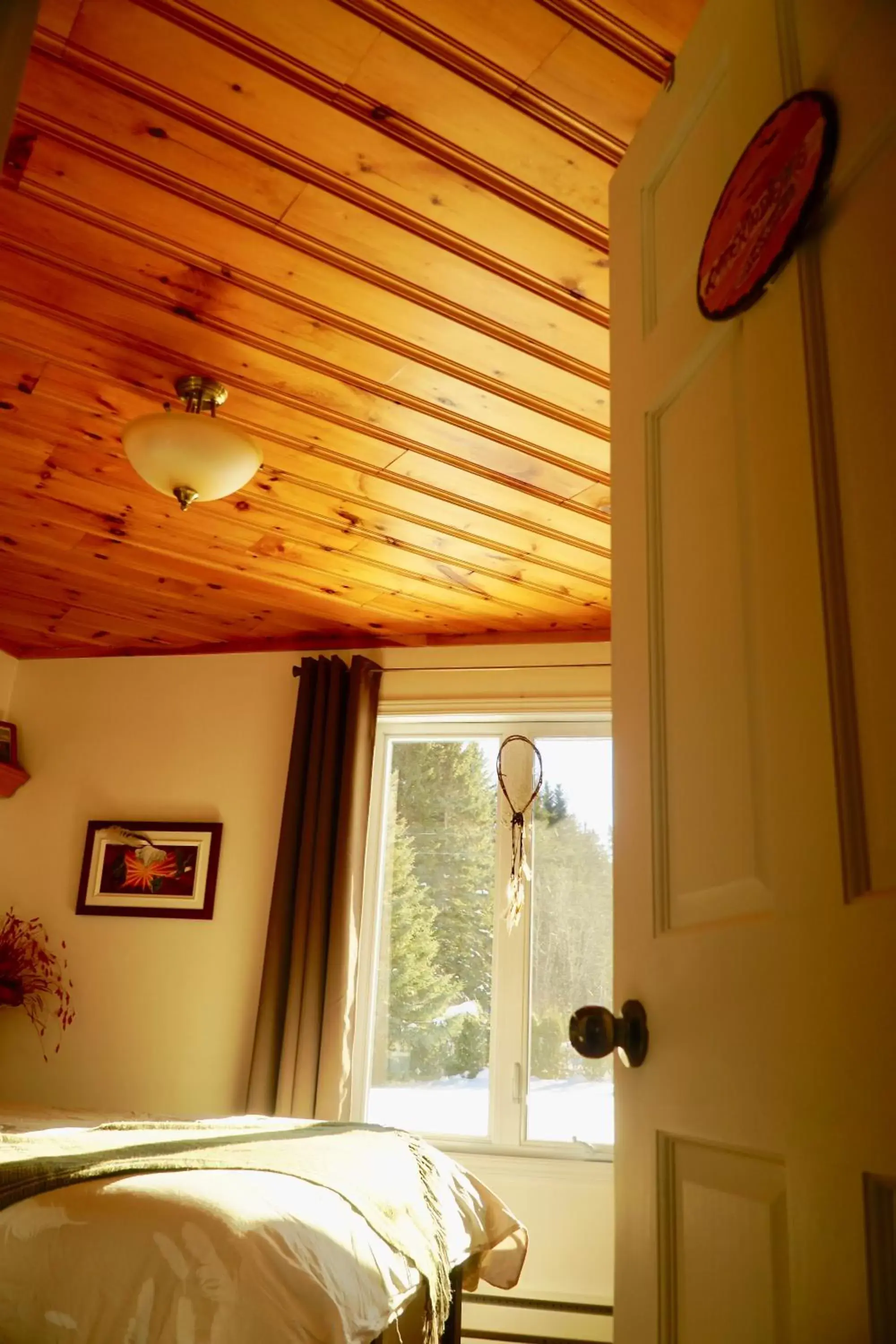 Bed in Gîte de la Montagne Enchantée