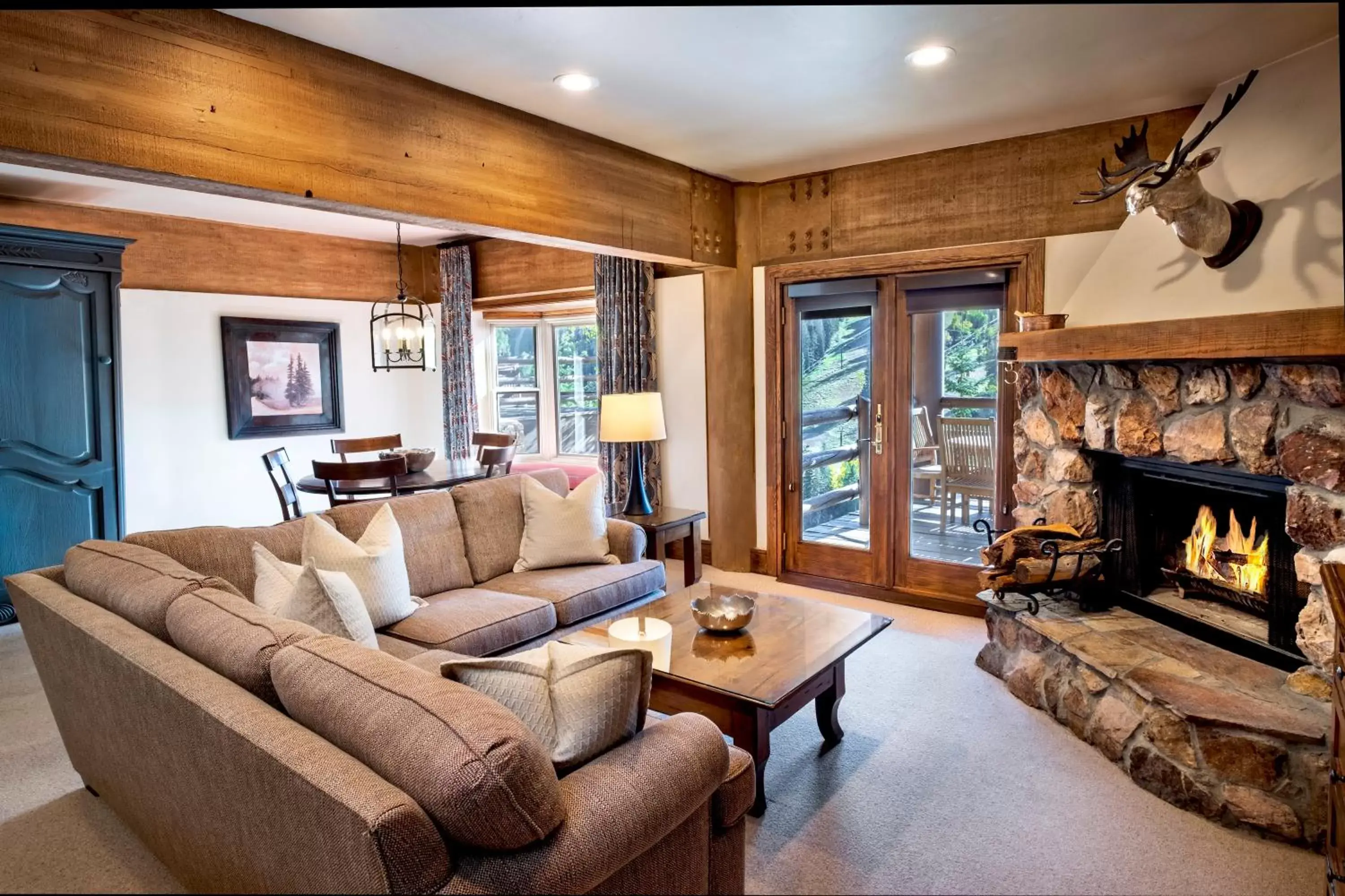 Living room, Seating Area in Stein Eriksen Lodge Deer Valley