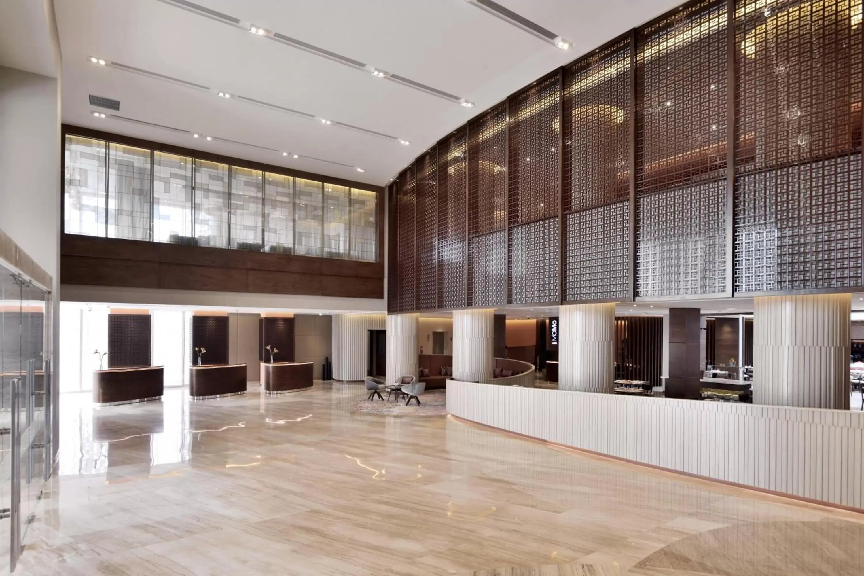 Lobby or reception, Banquet Facilities in Courtyard by Marriott Raipur