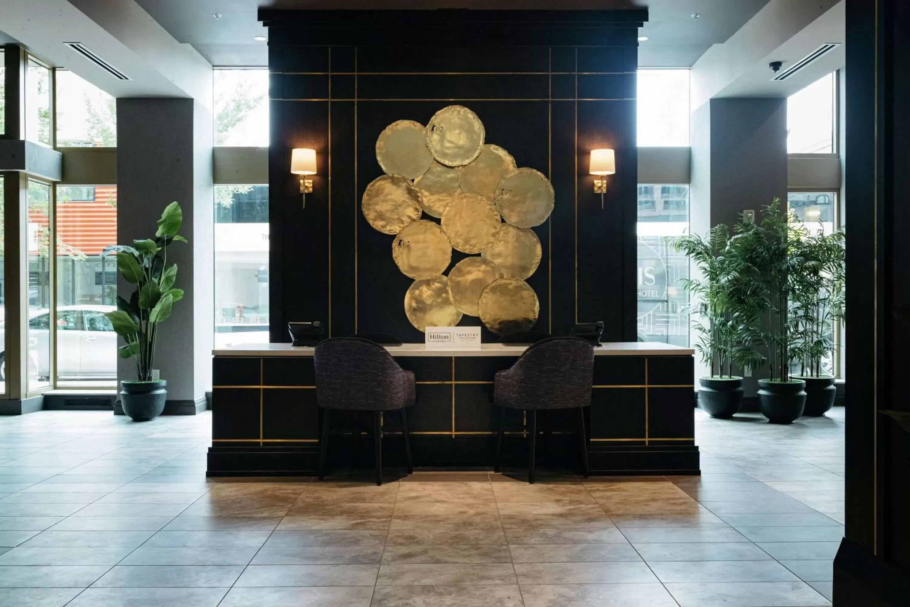 Lobby or reception, Lobby/Reception in The Axis Moline Hotel, Tapestry Collection By Hilton