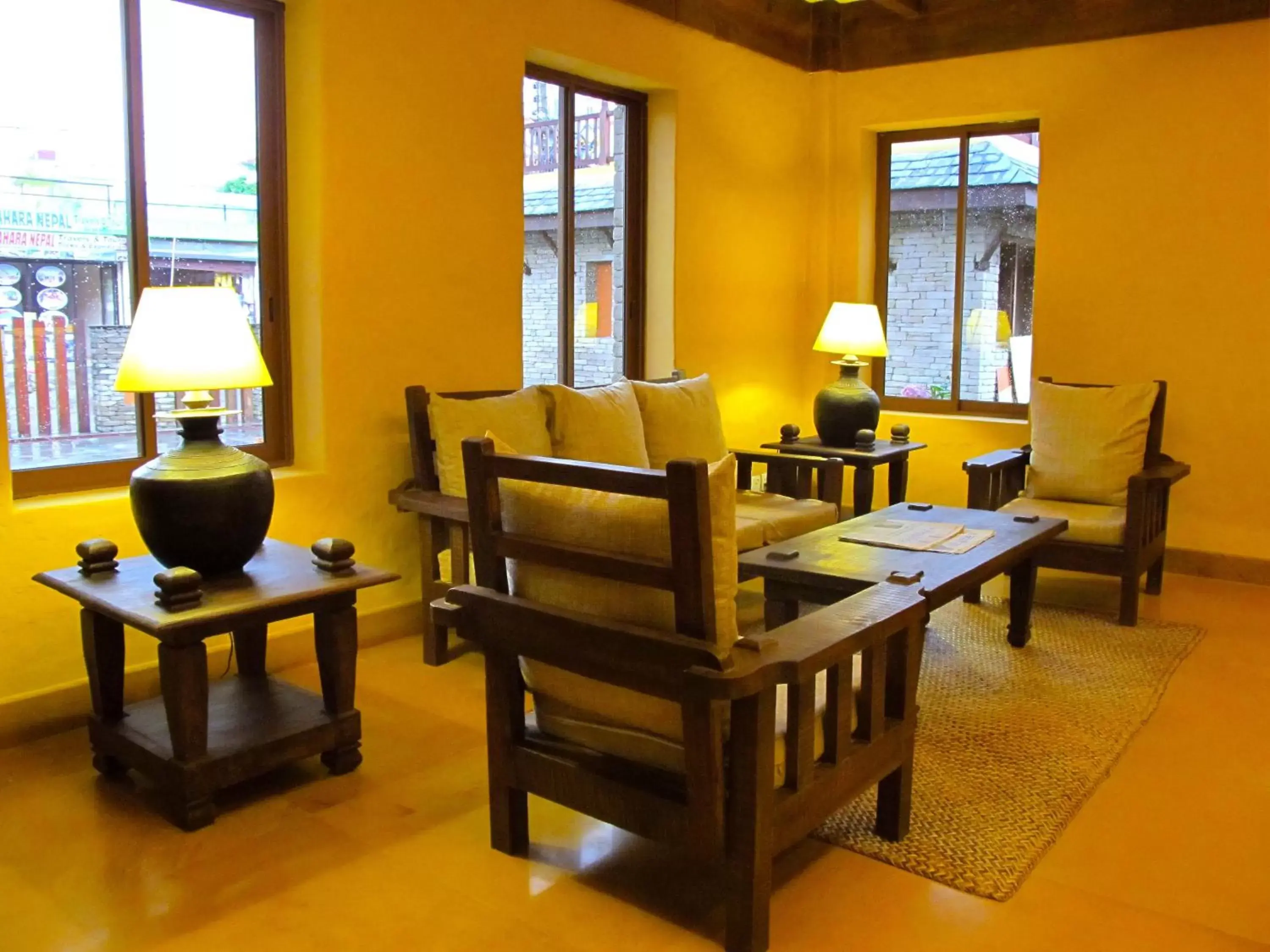 Living room in Temple Tree Resort & Spa