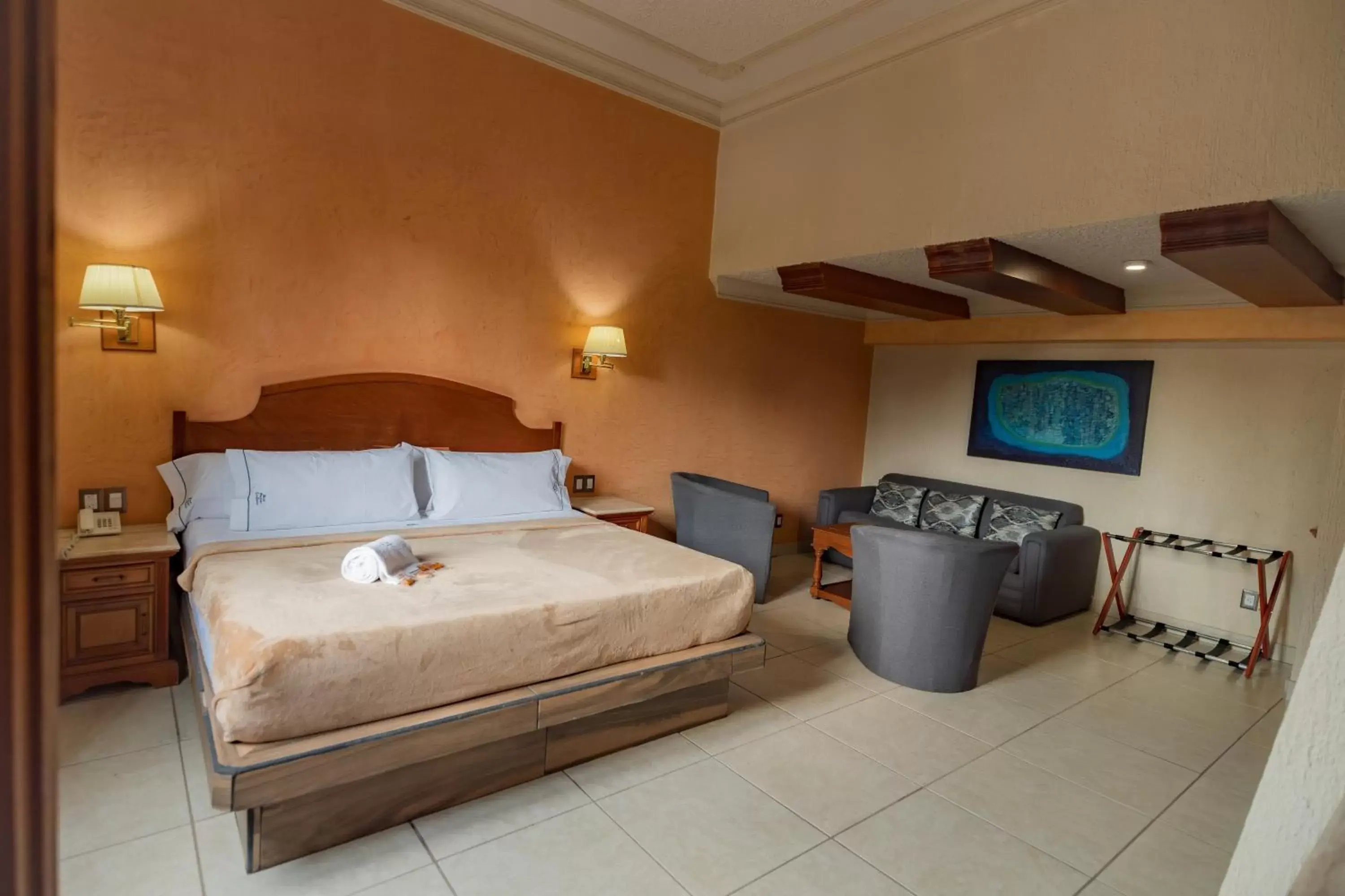 Bedroom in Hotel Santiago De Compostela - Guadalajara Centro Historico