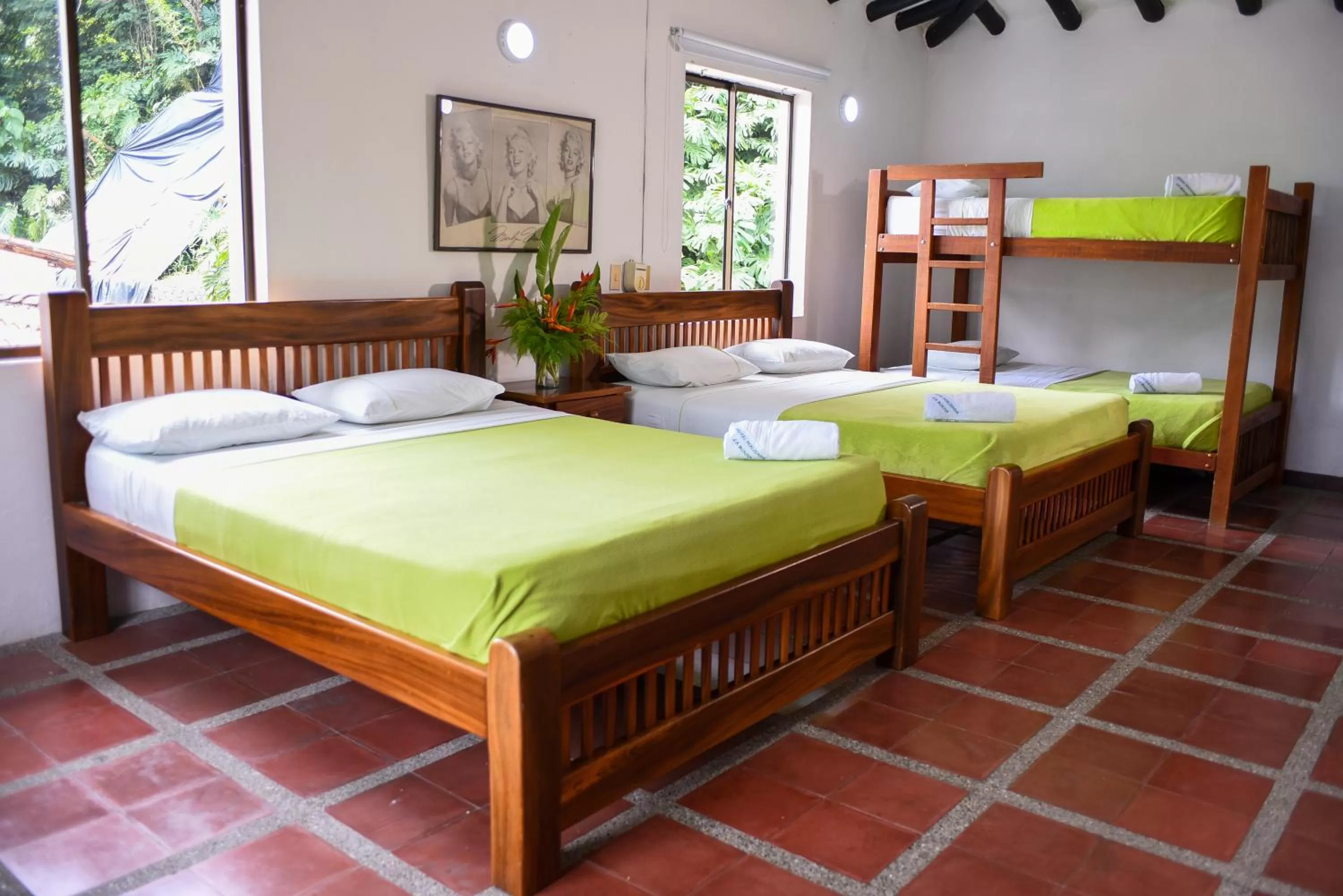 Bed in Hotel Hacienda la Bonita