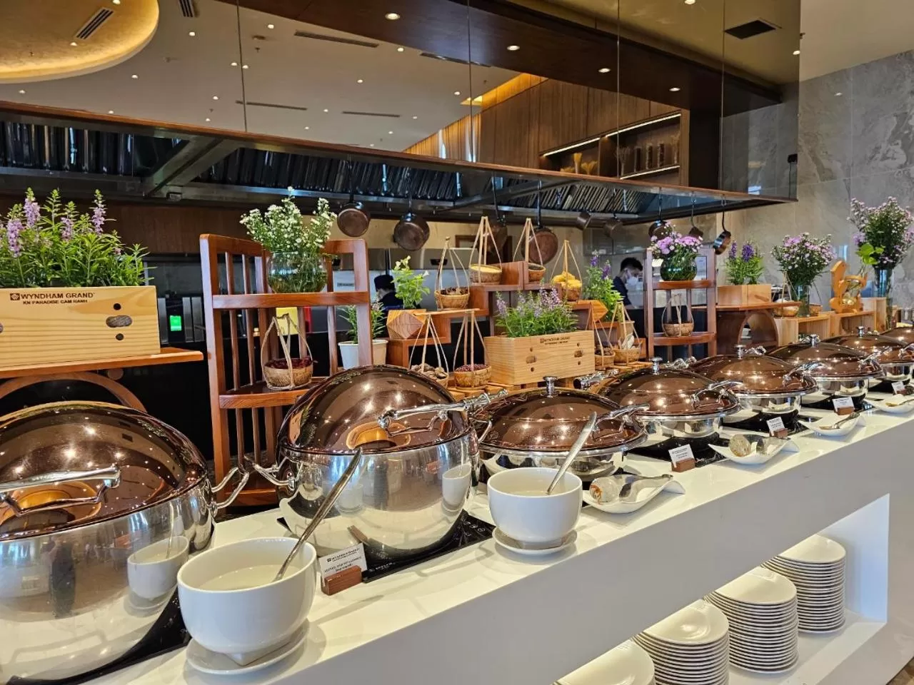 Breakfast in Wyndham Grand KN Paradise Cam Ranh