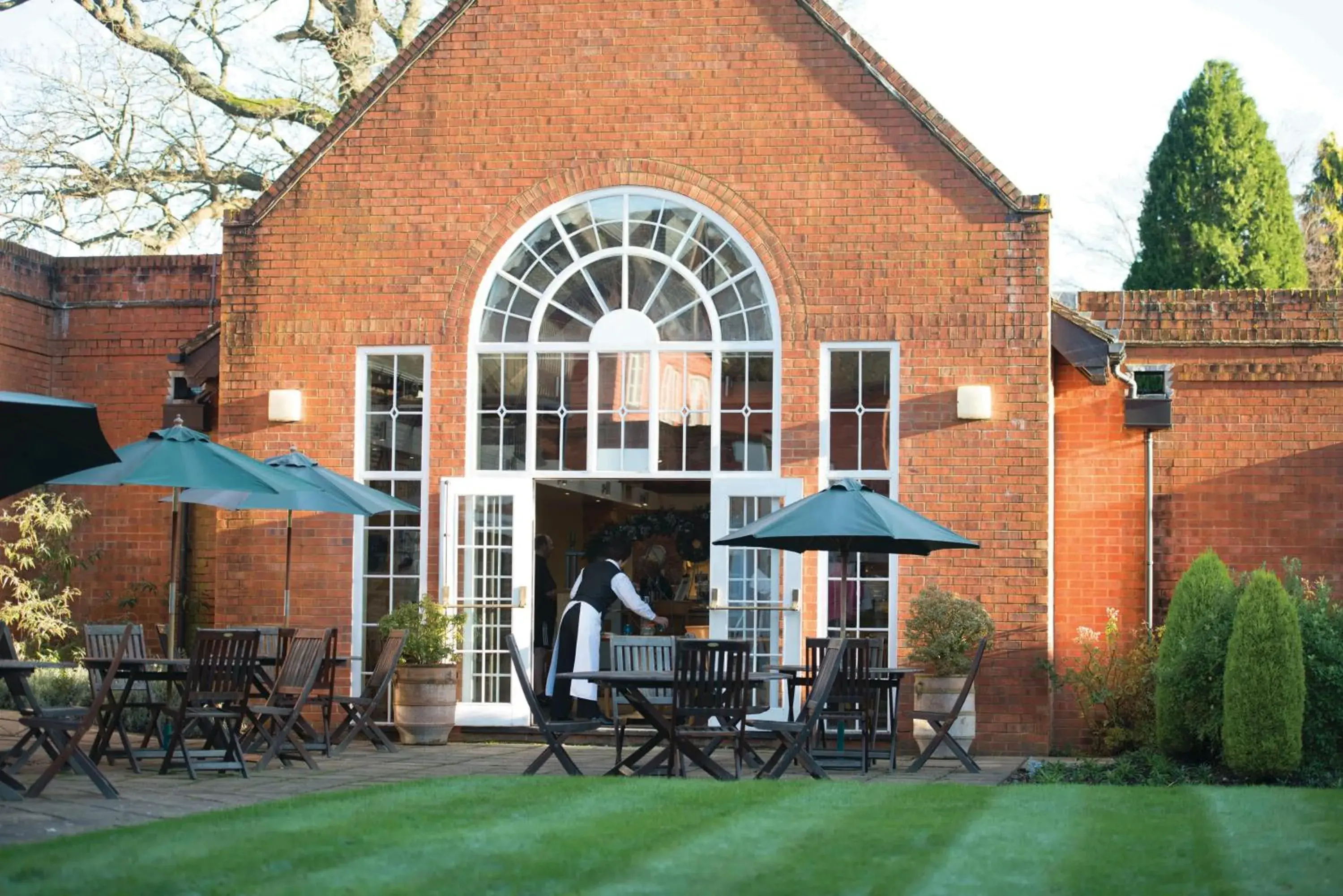 Patio, Property Building in Champneys Forest Mere