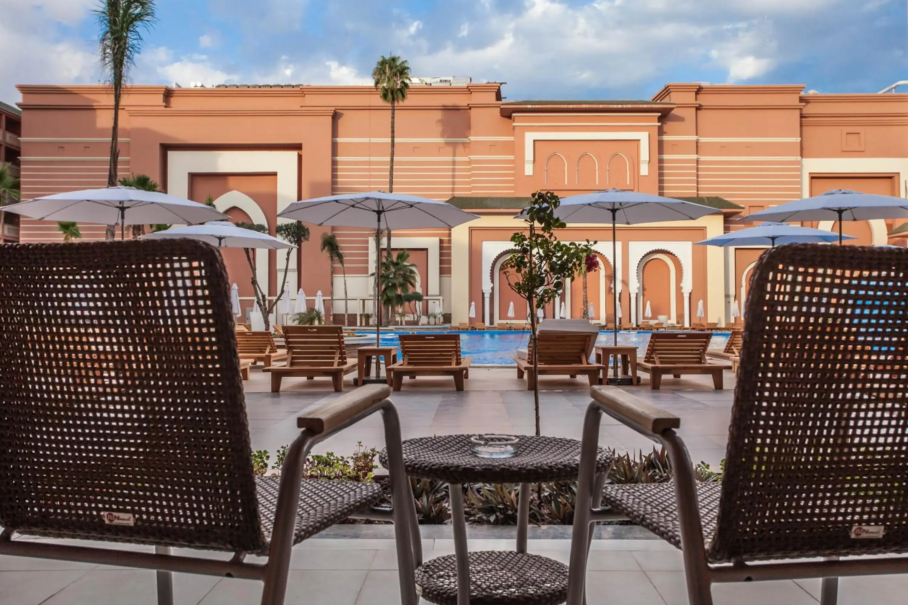 Patio in Savoy Le Grand Hotel Marrakech