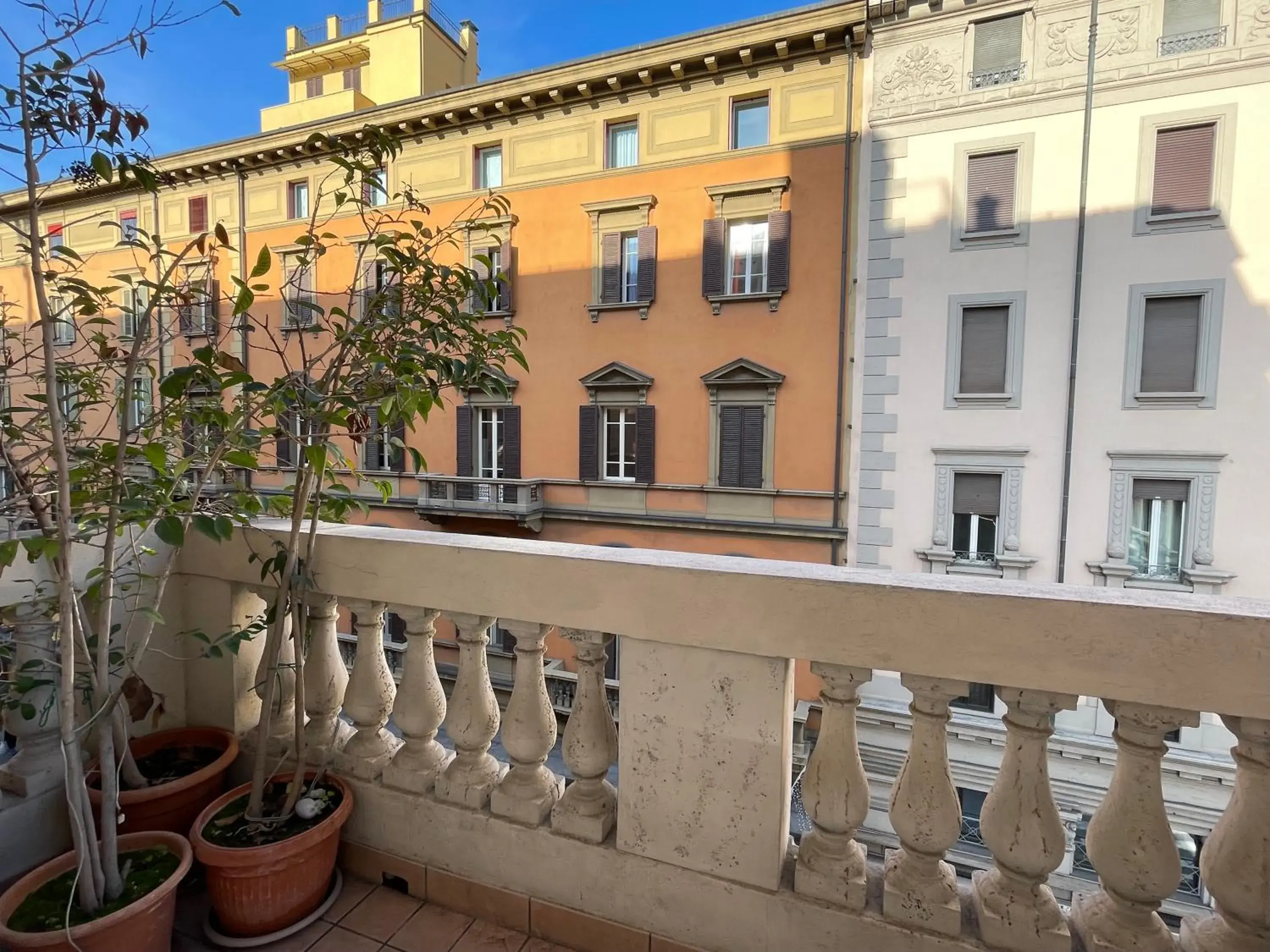 Balcony/Terrace in Hotel Panorama Bologna