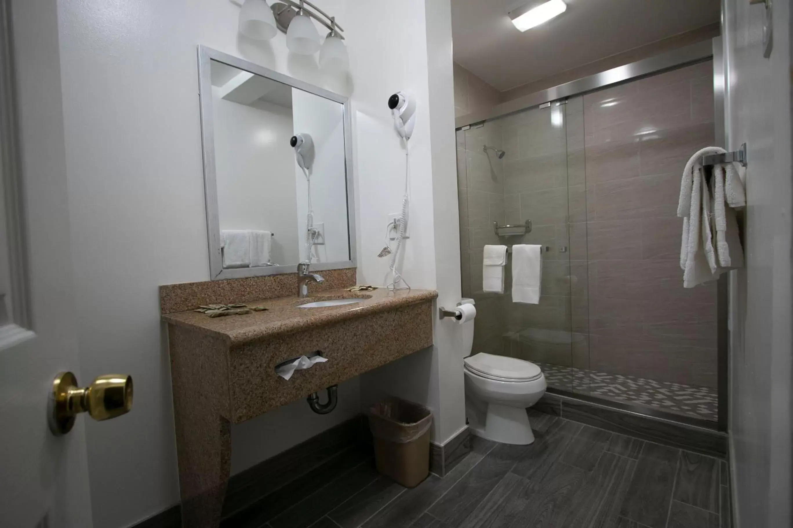 Bathroom in Alpha Inn and Suites