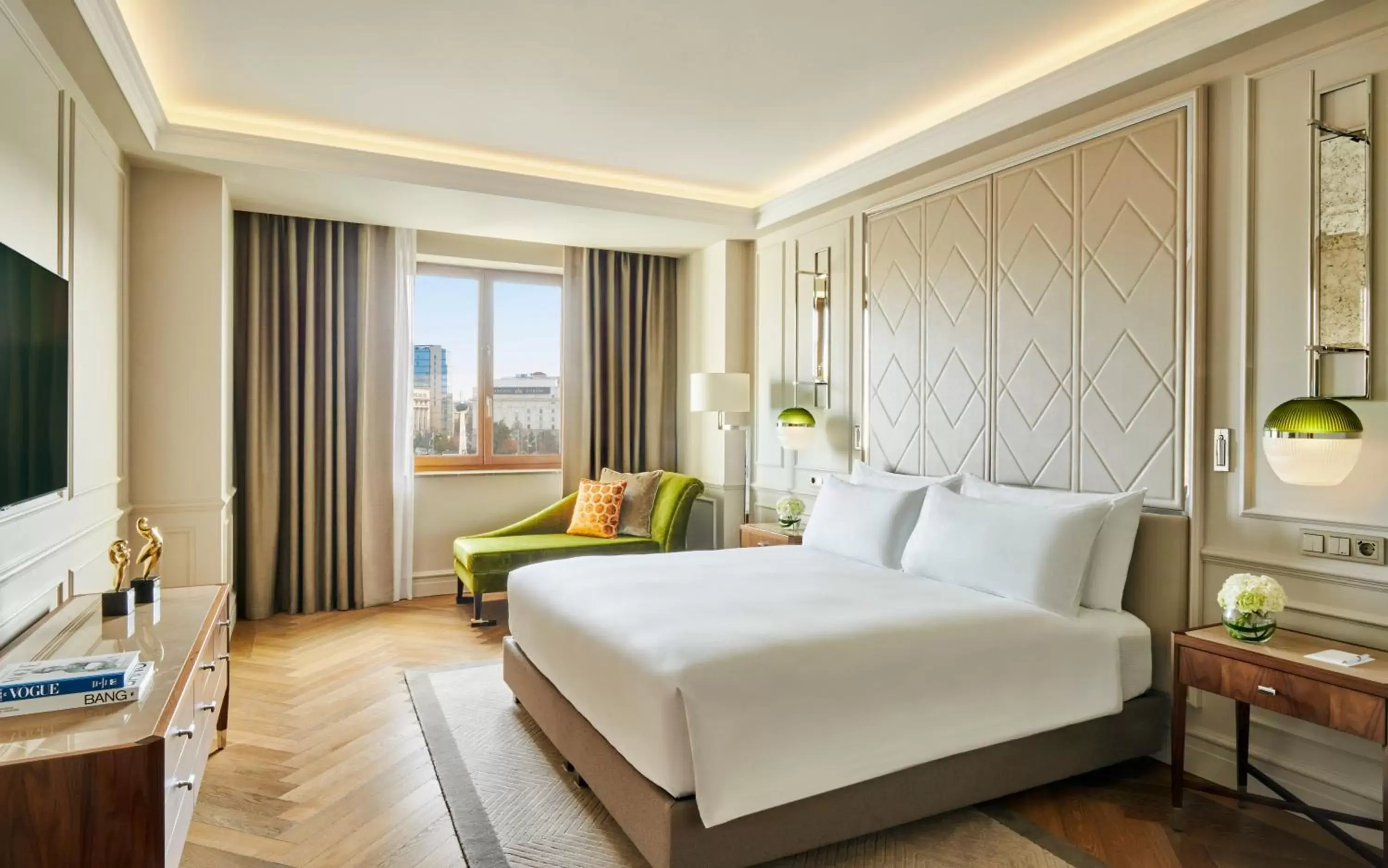 Bedroom, Bed in InterContinental Athenee Palace Bucharest by IHG Bedroom, Bed in InterContinental Athenee Palace Bucharest by IHG