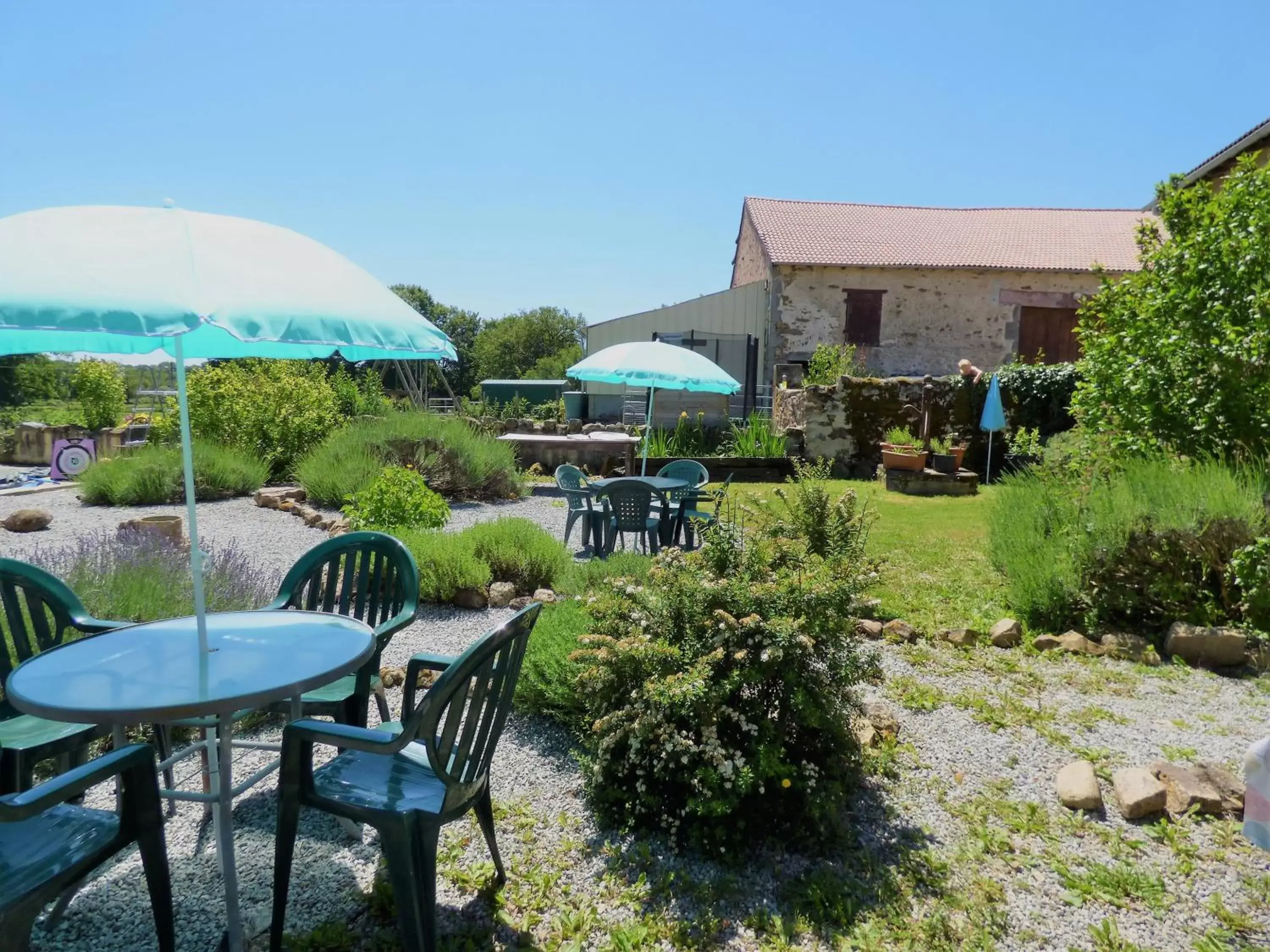 Garden in L'Ancien Presbytère Chambres D'hote ou Gite