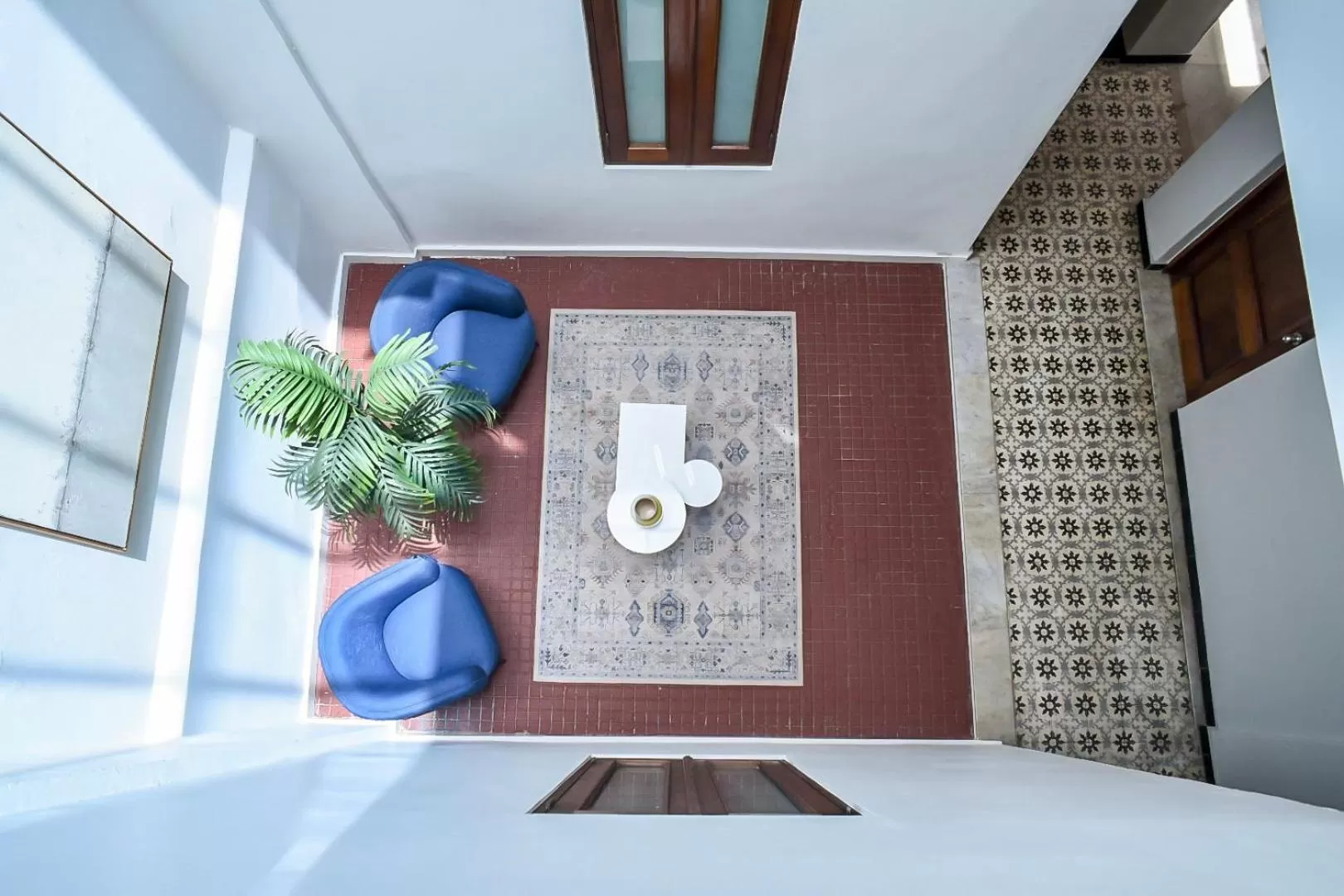 Seating area in EL Colonial Open Bar Adults Only