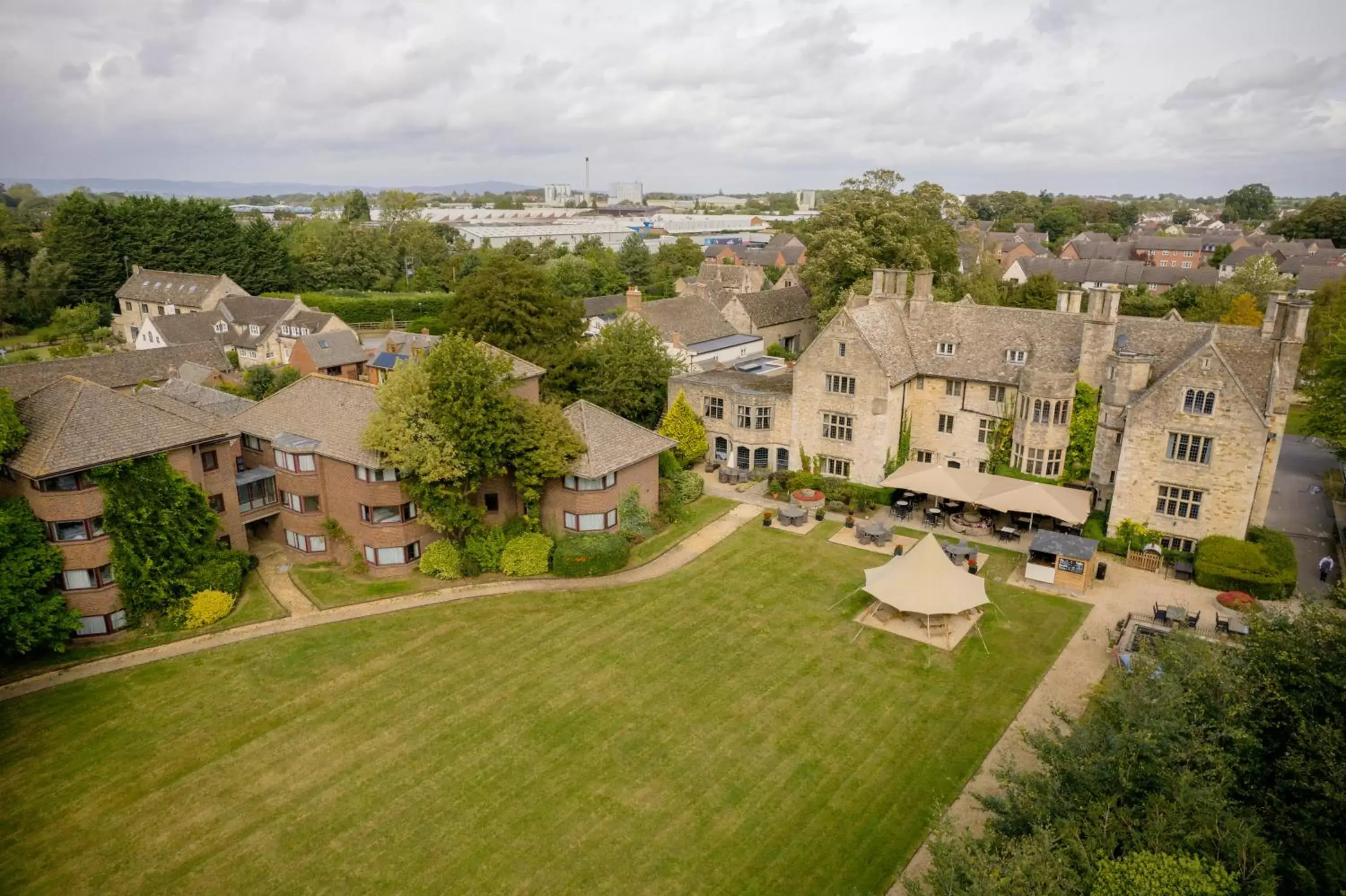 Property building, Bird's-eye View in Stonehouse Court Hotel - A Bespoke Hotel