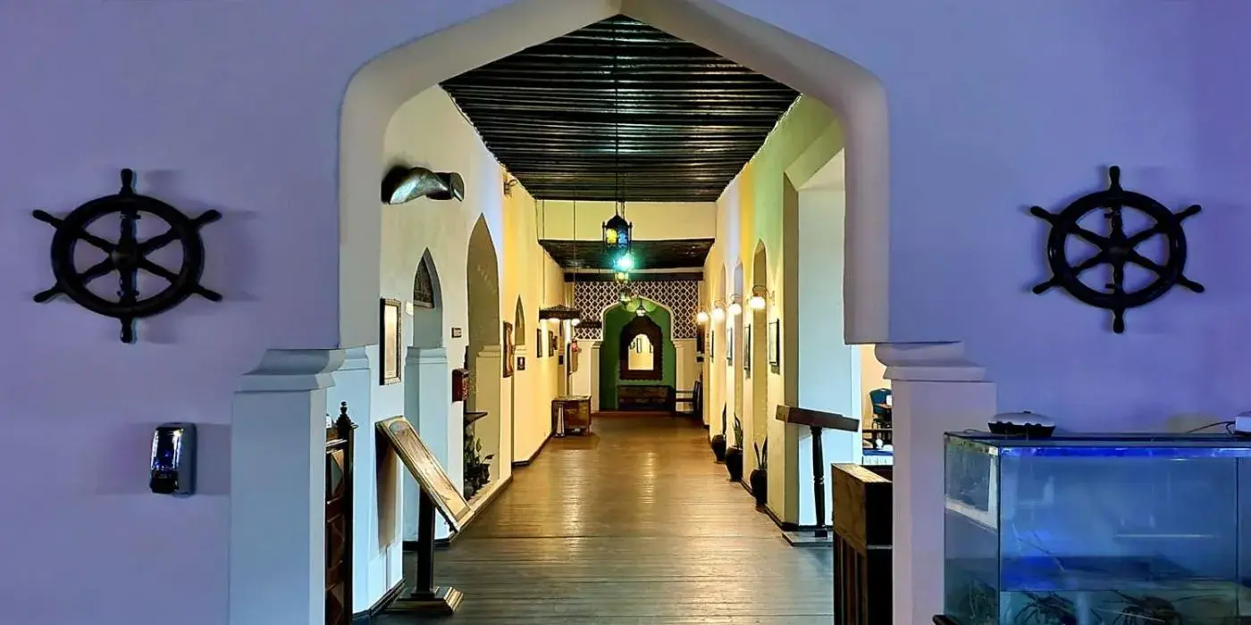 Facade/entrance in Africa House Zanzibar